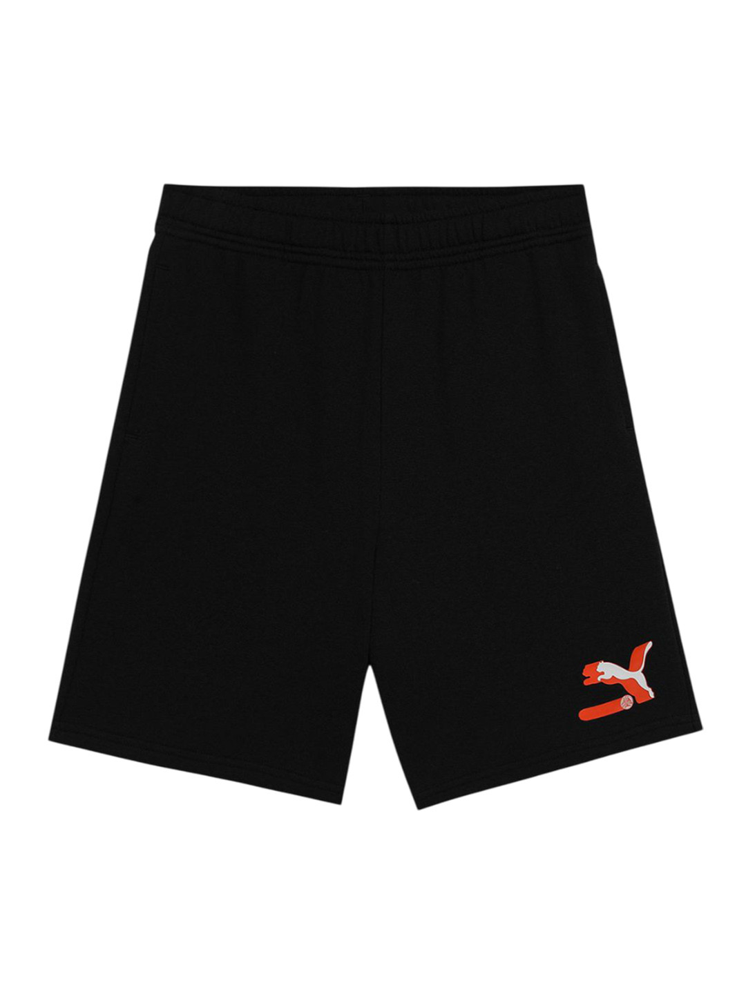 Puma x Rocket League Boys Printed Cotton Mid-Rise Relaxed-Fit Shorts