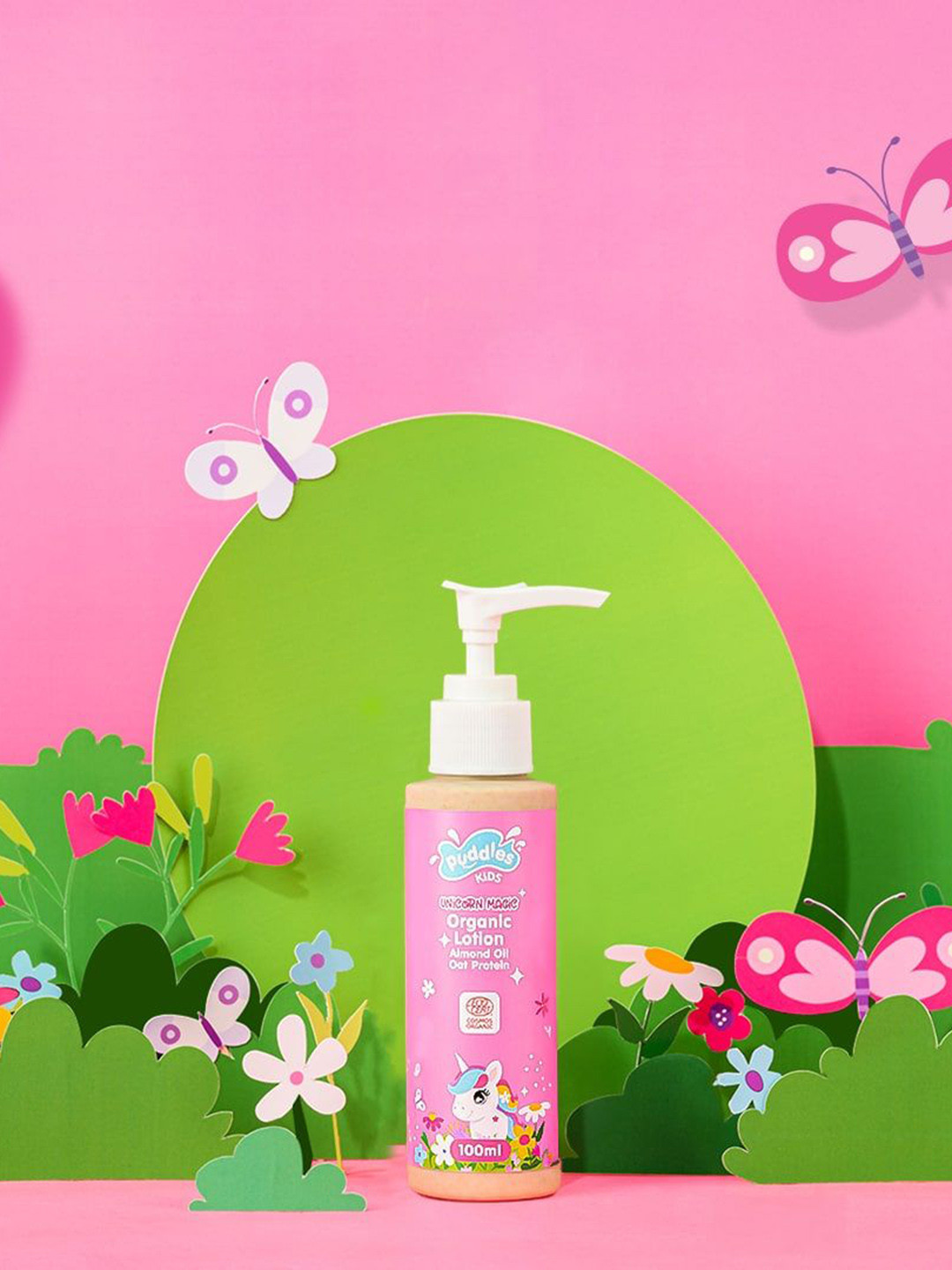 Puddles Unicorn Magic Organic Lotion - 100 ml