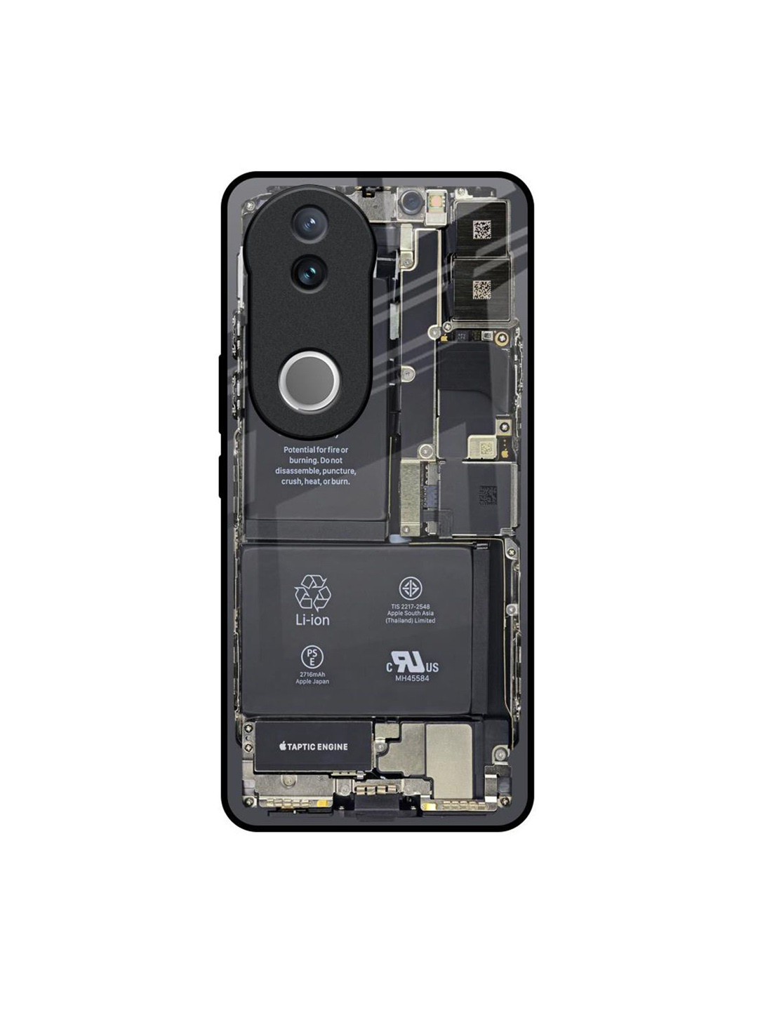 QRIOH Skeleton Inside Vivo V50 5G Back Case