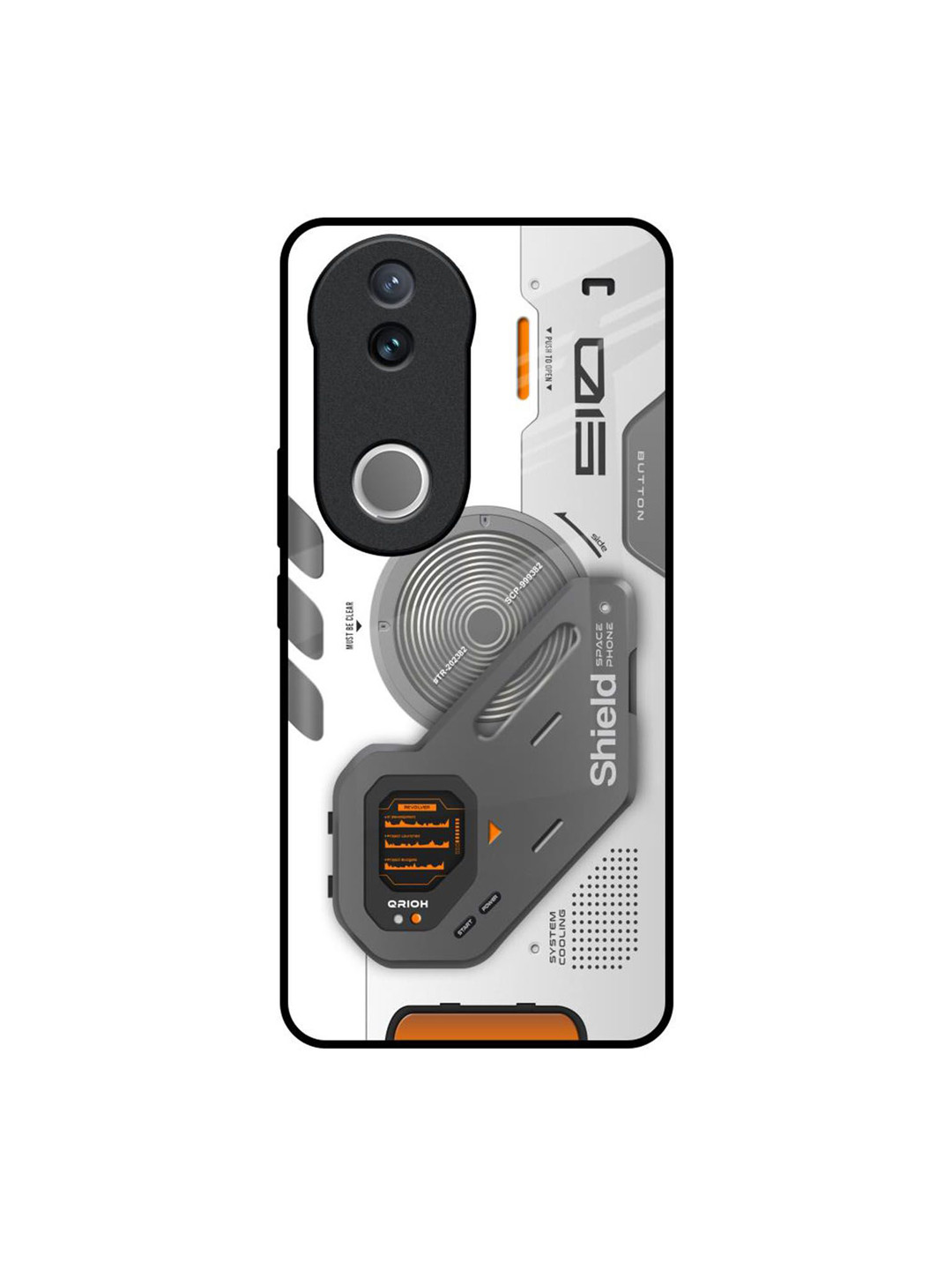 QRIOH Typography Printed Vivo V50 5G Back Case