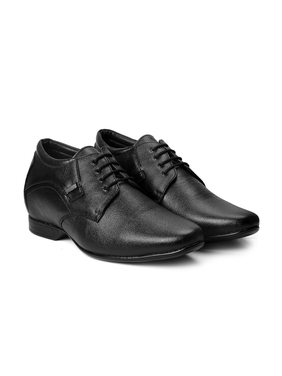GLOBAL RICH Men Textured Formal Derbys