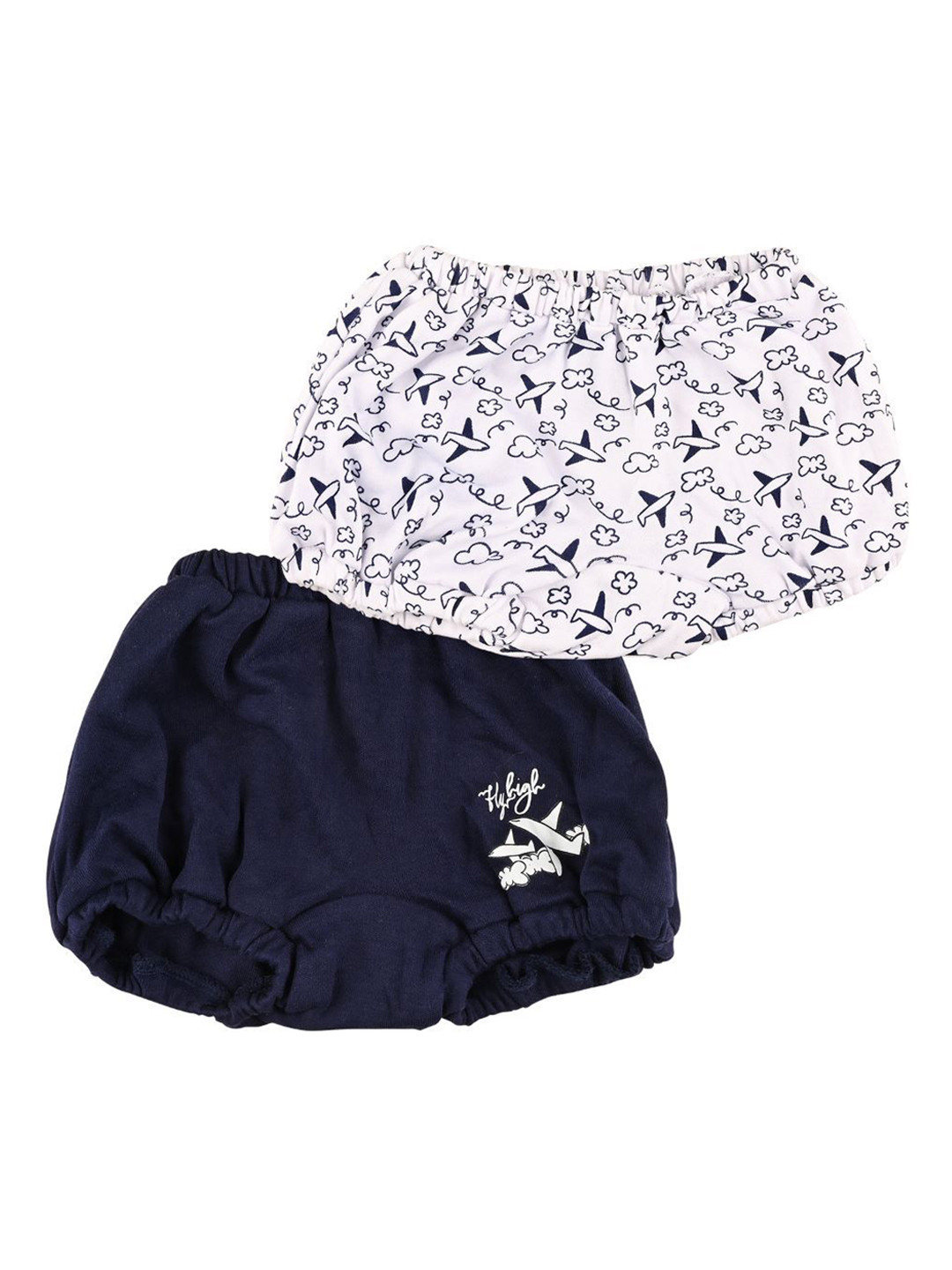 Nuluv Boys Pack Of 2 Printed Pure Cotton Bloomer Briefs NLINFBB2001-ON-6M