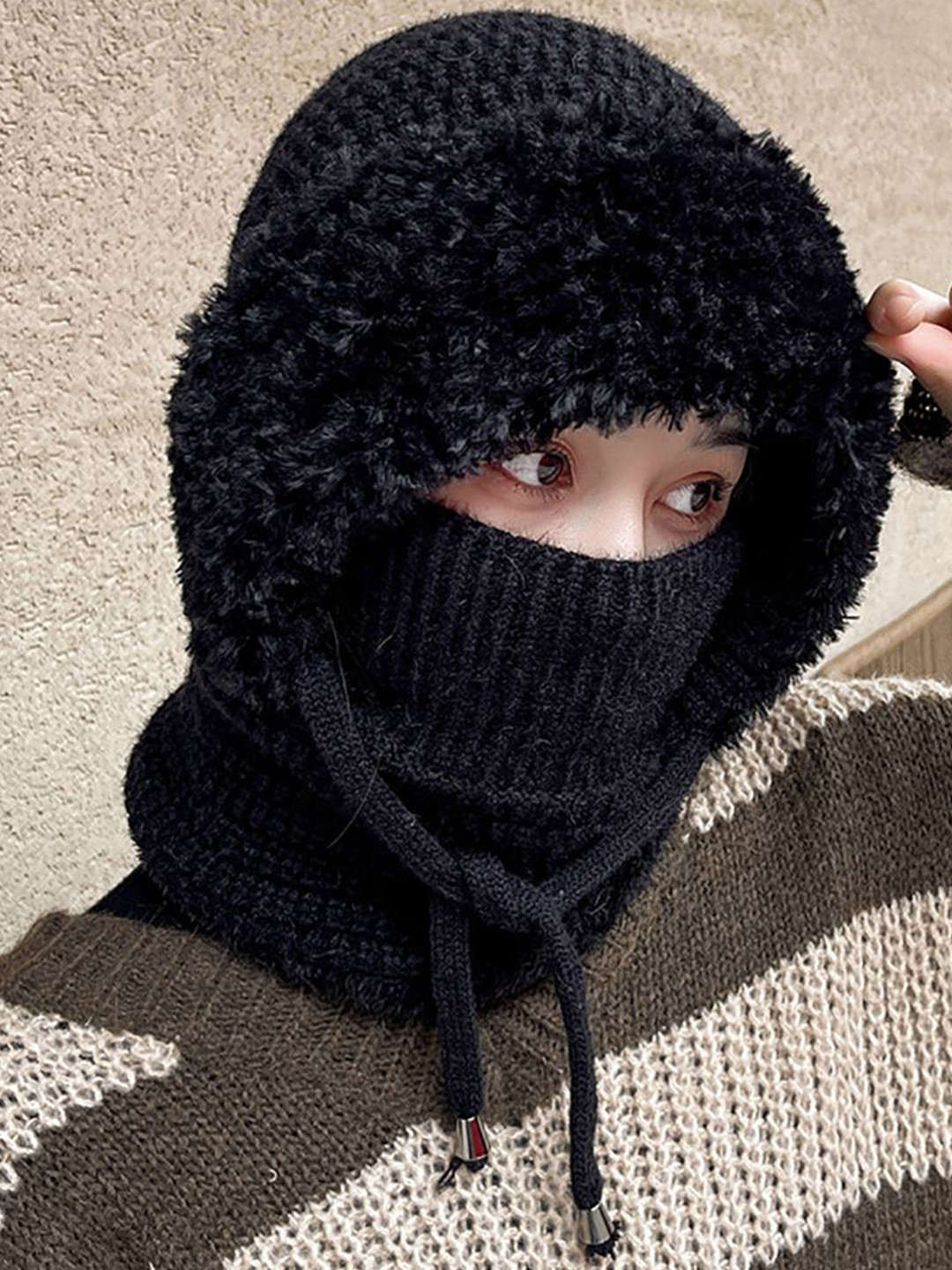 StyleCast x Revolte Women Acrylic Balaclava Caps