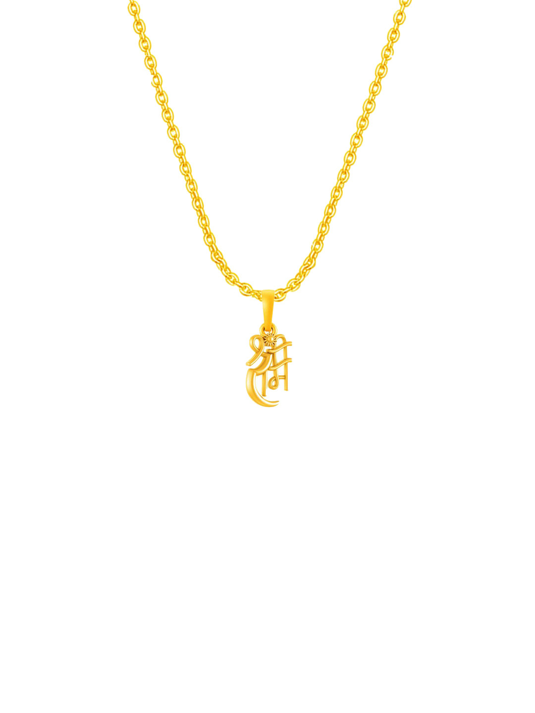 Metronaut Men 22KT Gold-Plated Shree Ram Pendant With Chain