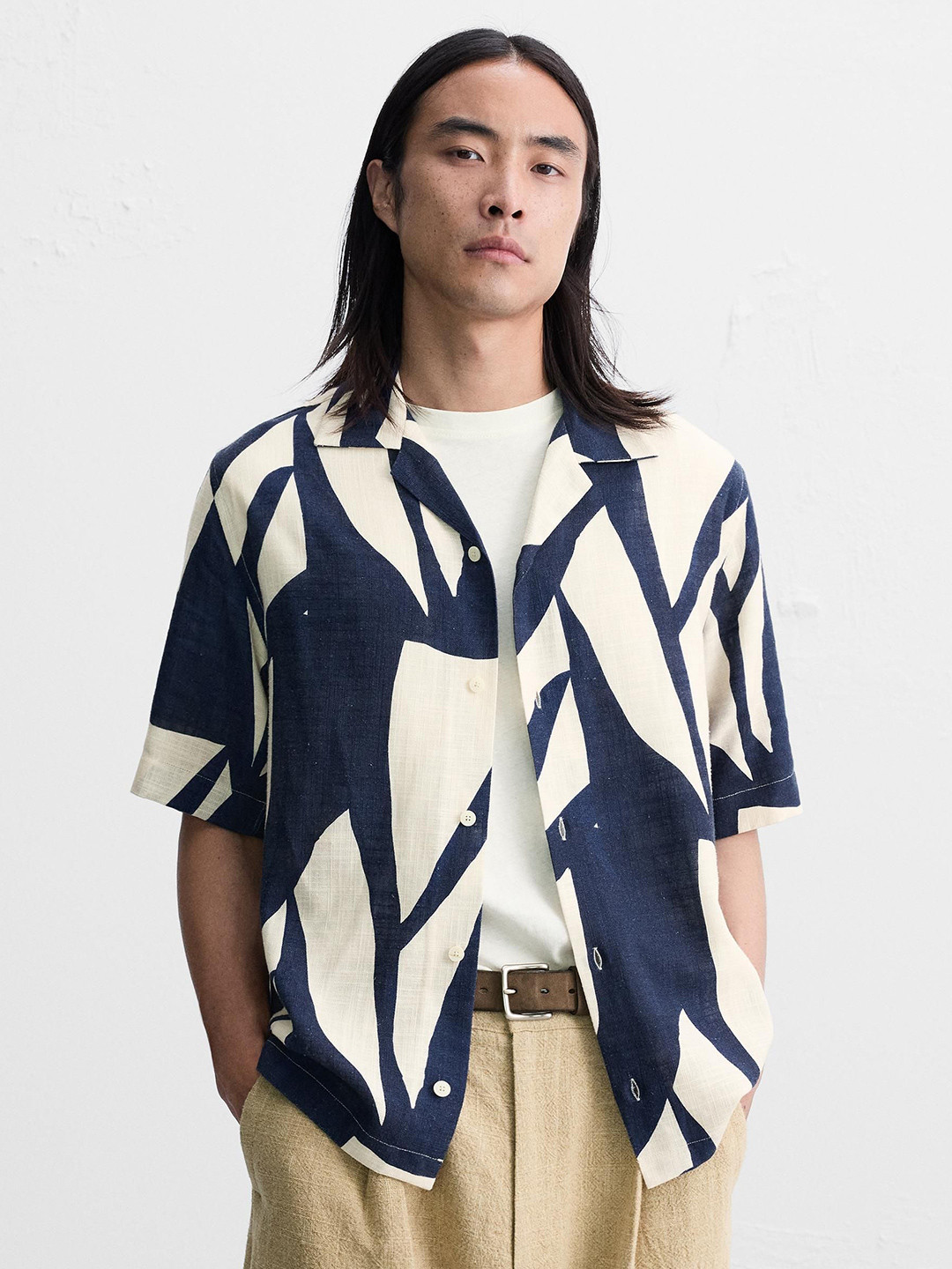 THE BEETEL HOUSE Men Classic Boxy Printed Casual Shirt