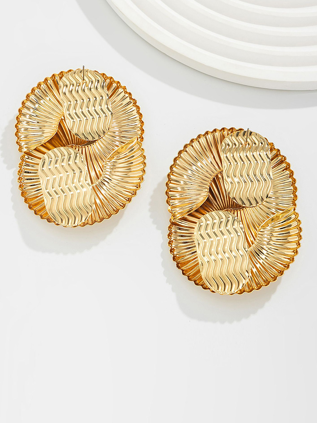 LULU & SKY Contemporary Studs Earrings