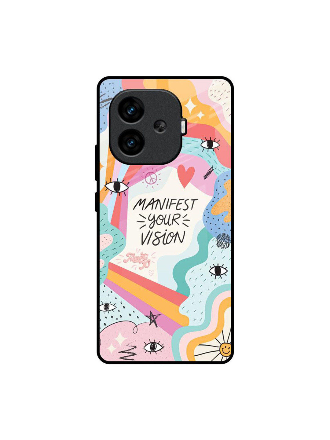 QRIOH Quirky Vision Manifest Printed iQOO Neo 10R 5G Back Case