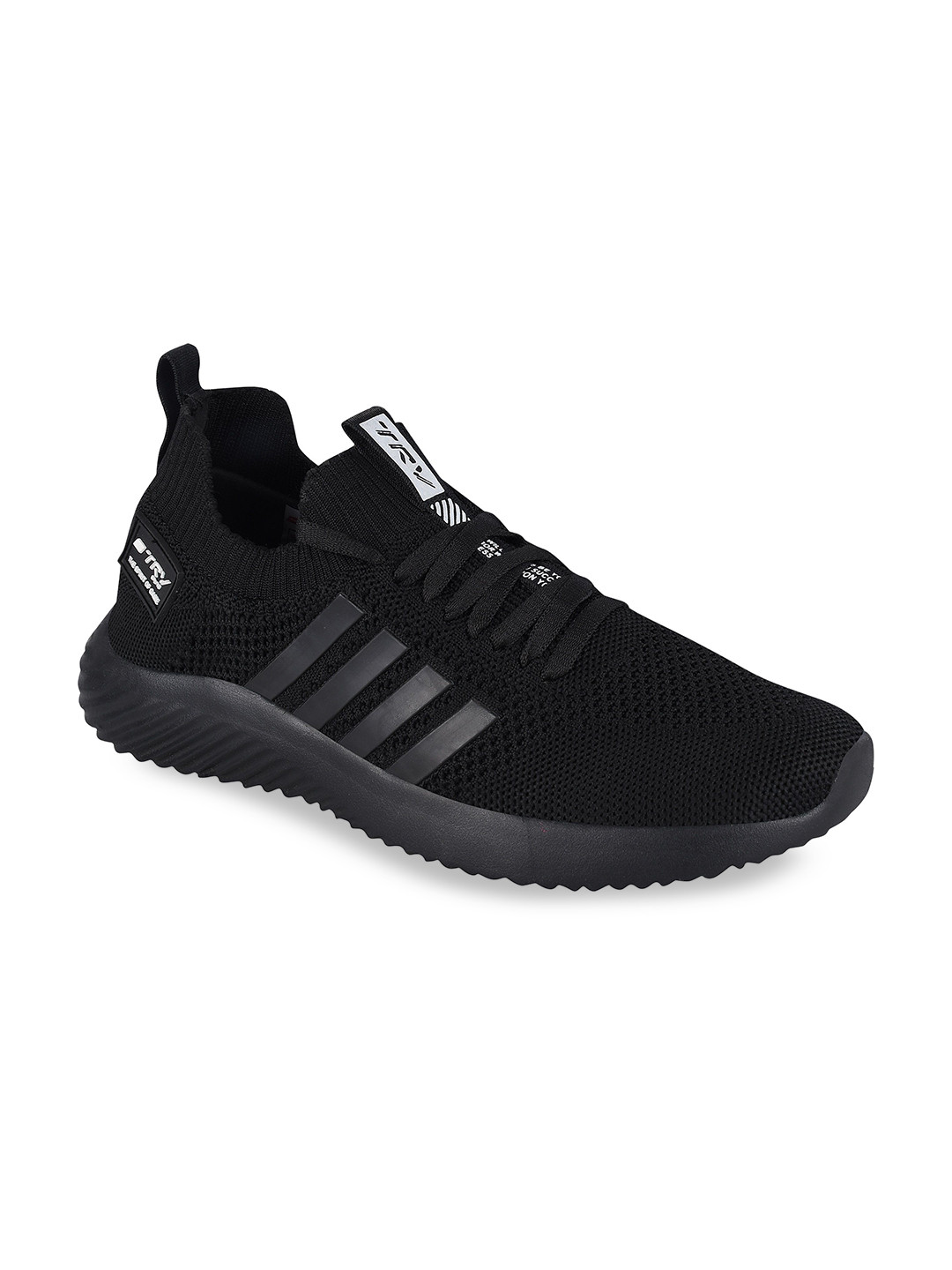 TRV Men Mesh High-Top Running Non-Marking Shoes