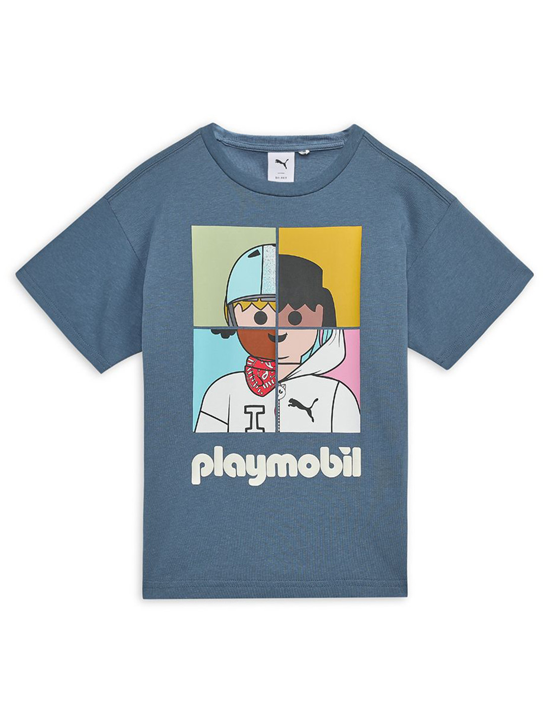 Puma x Playmobil Kids Graphic Printed Cotton Relaxed-Fit T-Shirt