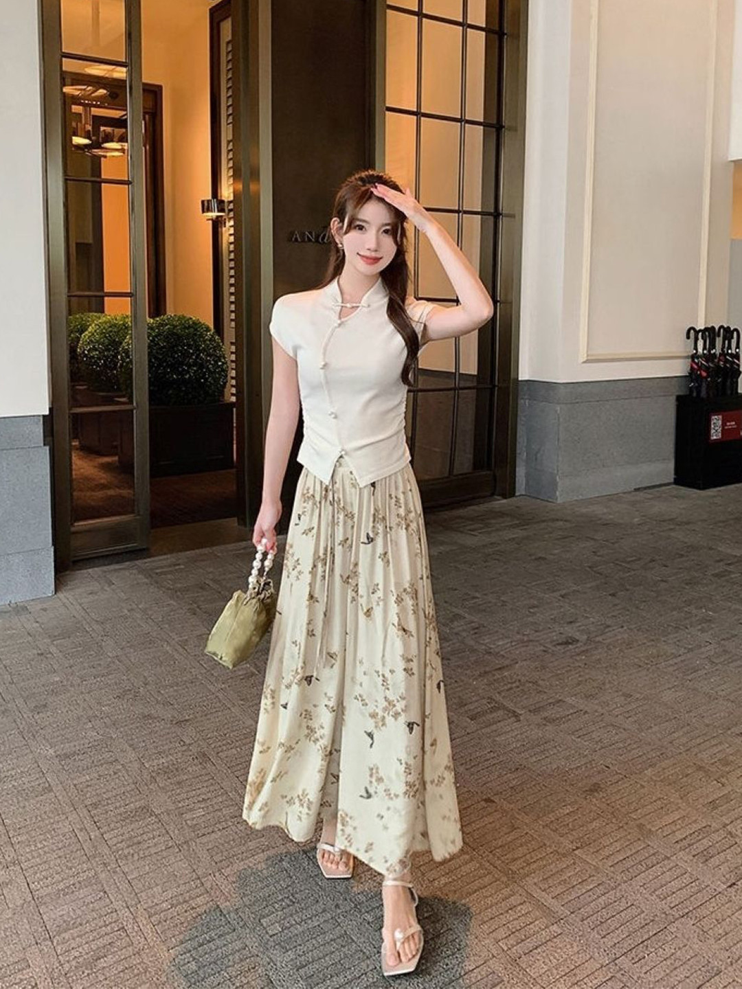 KPOP Women Short Cap Sleeves Top