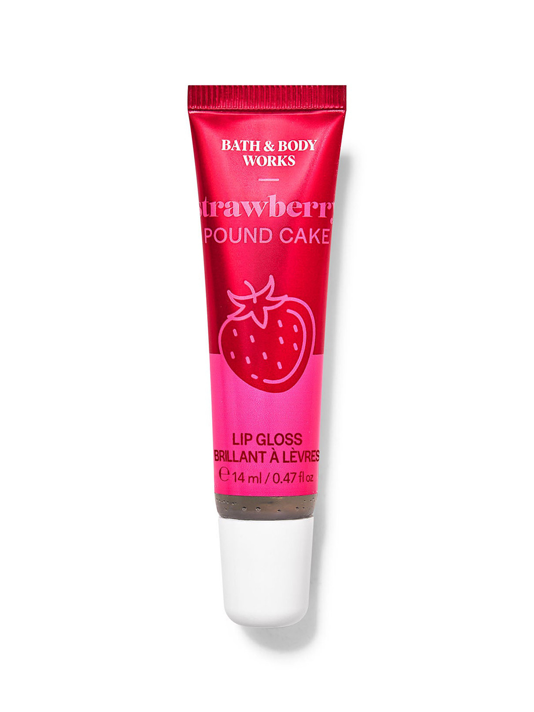 Bath & Body Works Strawberry Pound Cake Lip Gloss - 14 ml