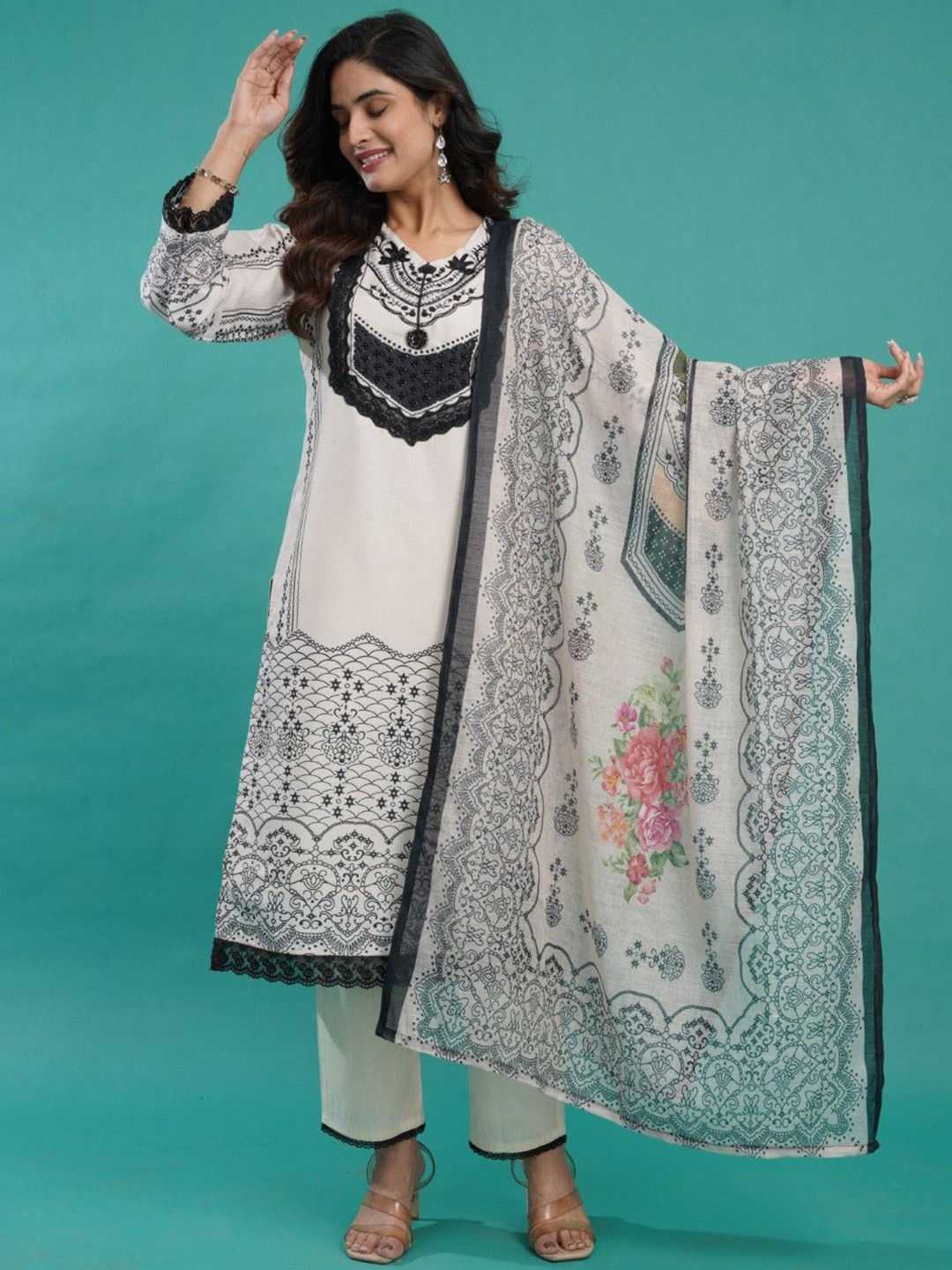 AUTUMN LANE Women Niladri Mono Suit Set