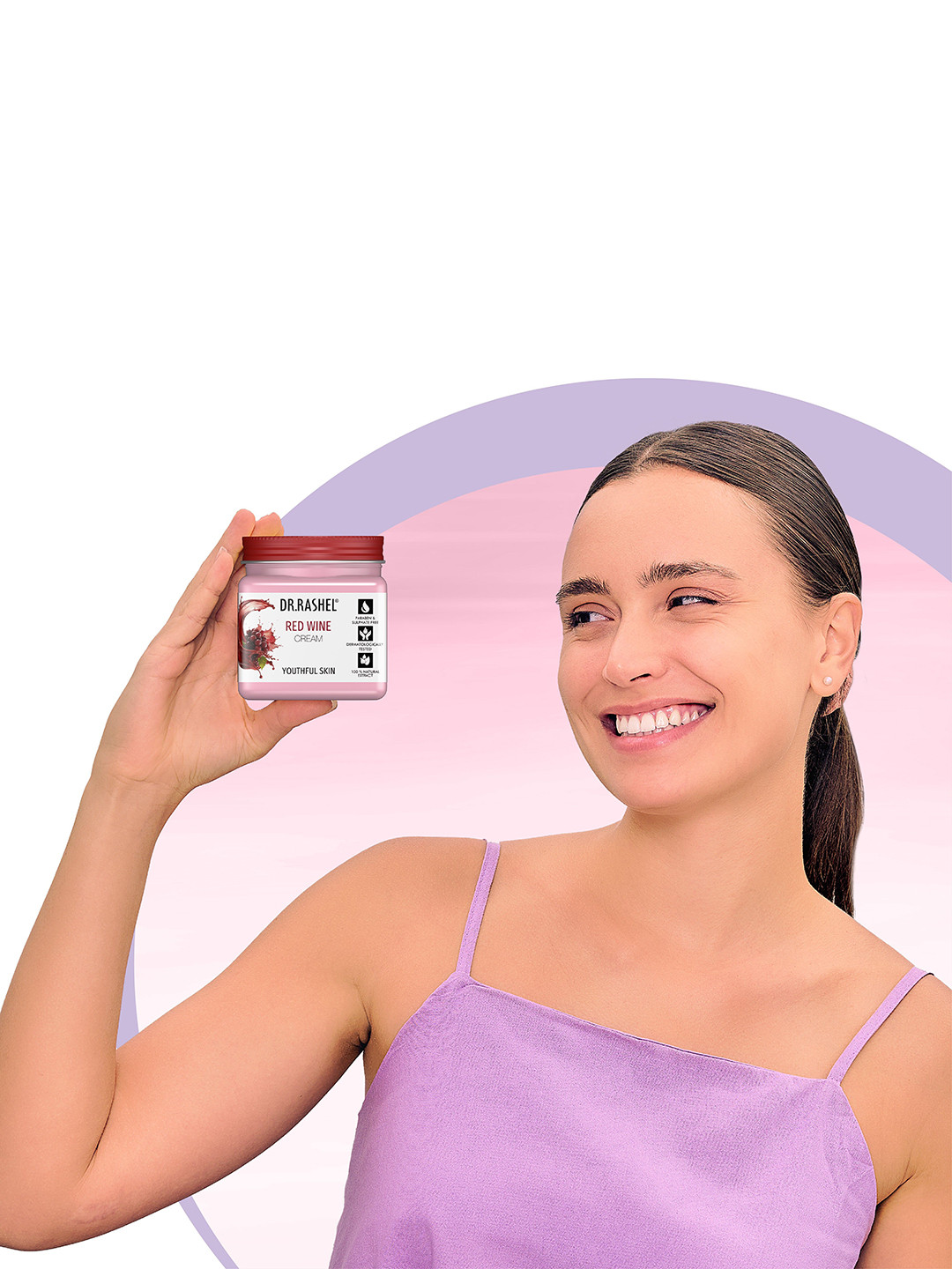 DR.RASHEL Red Wine Cream - 380 ml