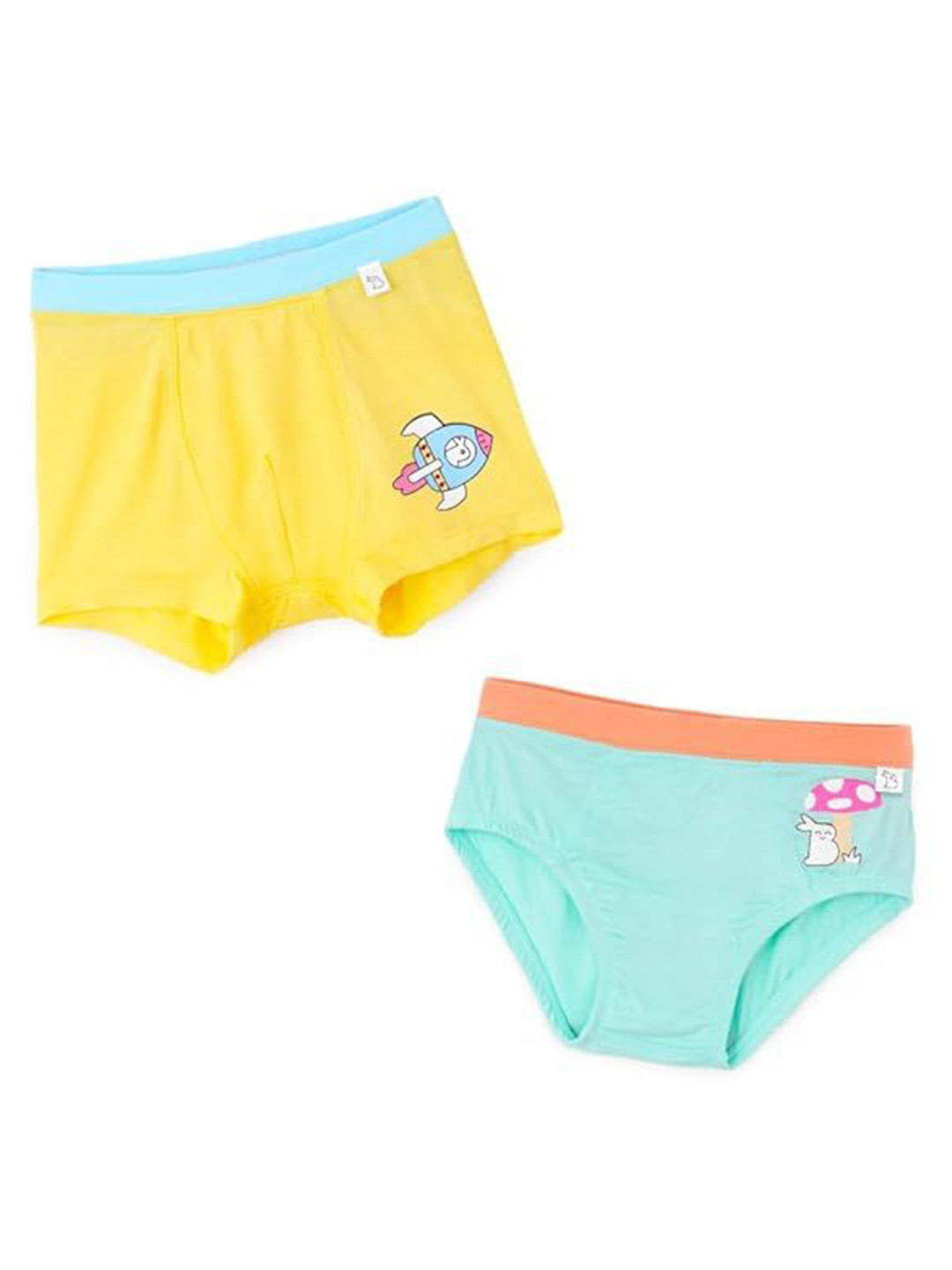 SuperBottoms Supersoft Boys Briefs & Trunk Underwear for Kids Assorted 2 Pack