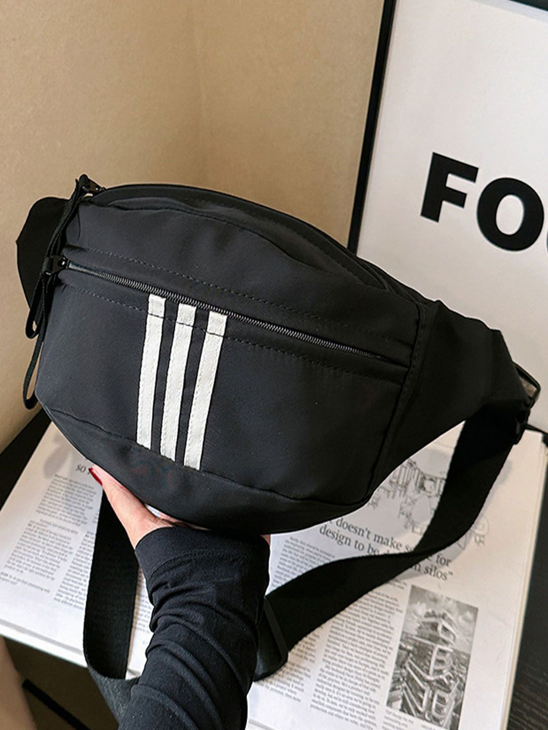 StyleCast Checked Fanny Pack