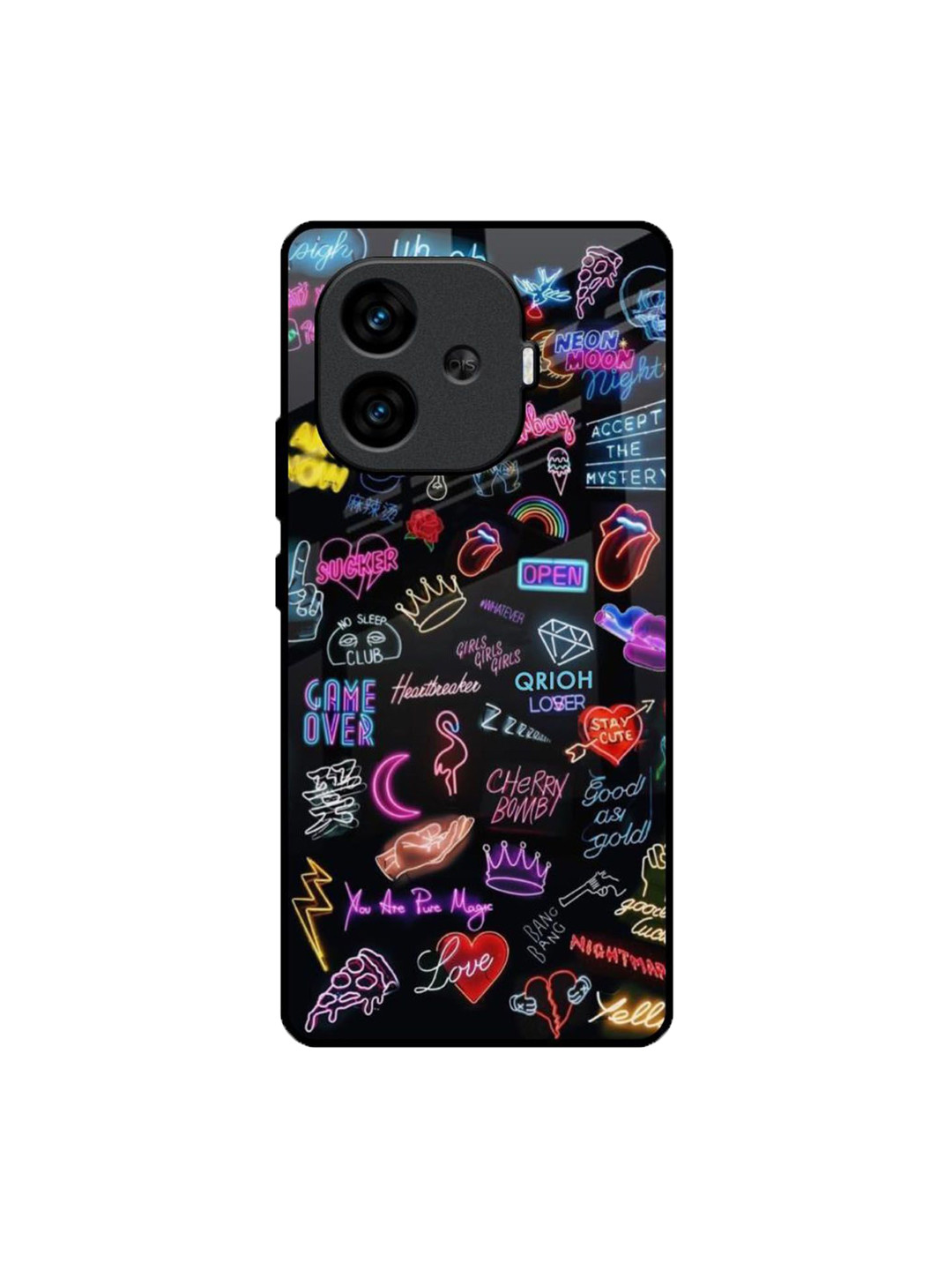 QRIOH Quirky Accept The Mystery Printed iQOO Neo 10R 5G Back Case