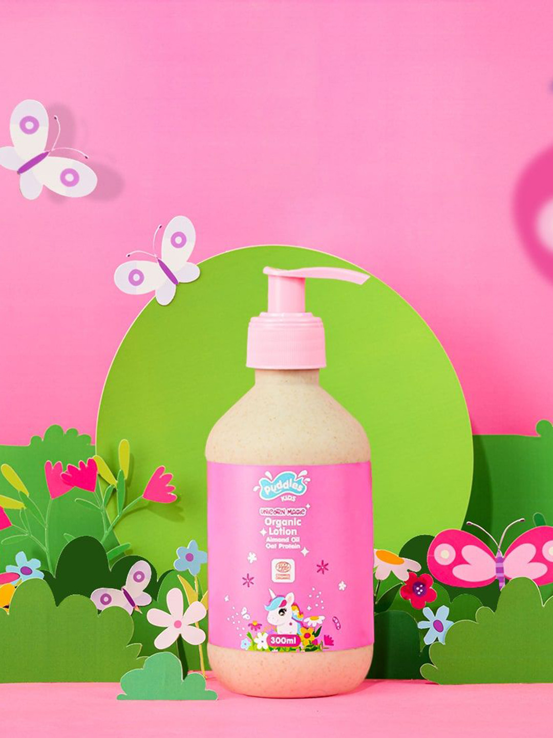 Puddles Unicorn Magic Organic Lotion - 300 ml