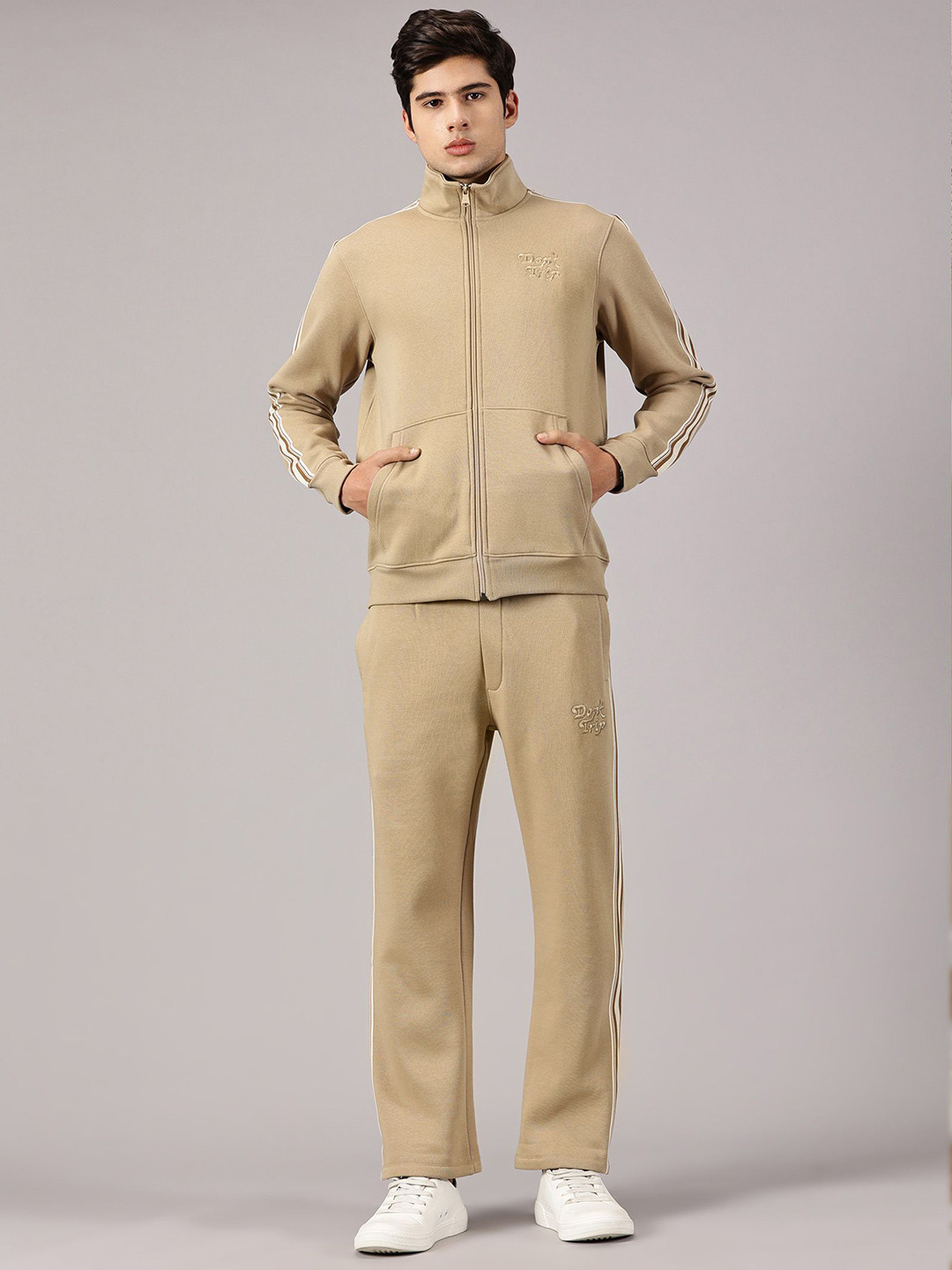 BLACK BUCK Men Front-Open Sweatshirt