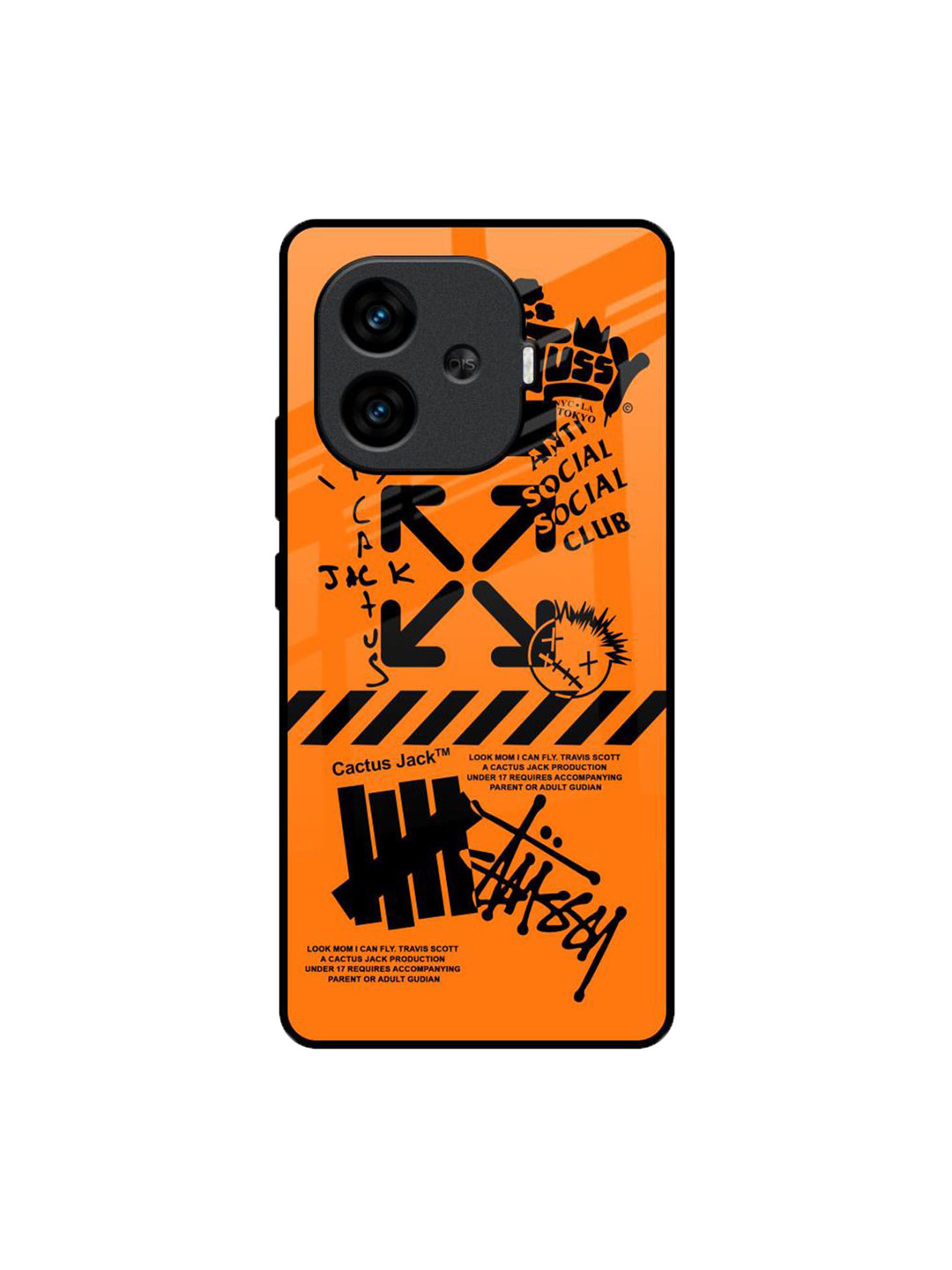 QRIOH Anti Social Club Glass iQOO Neo 10R 5G Back Case