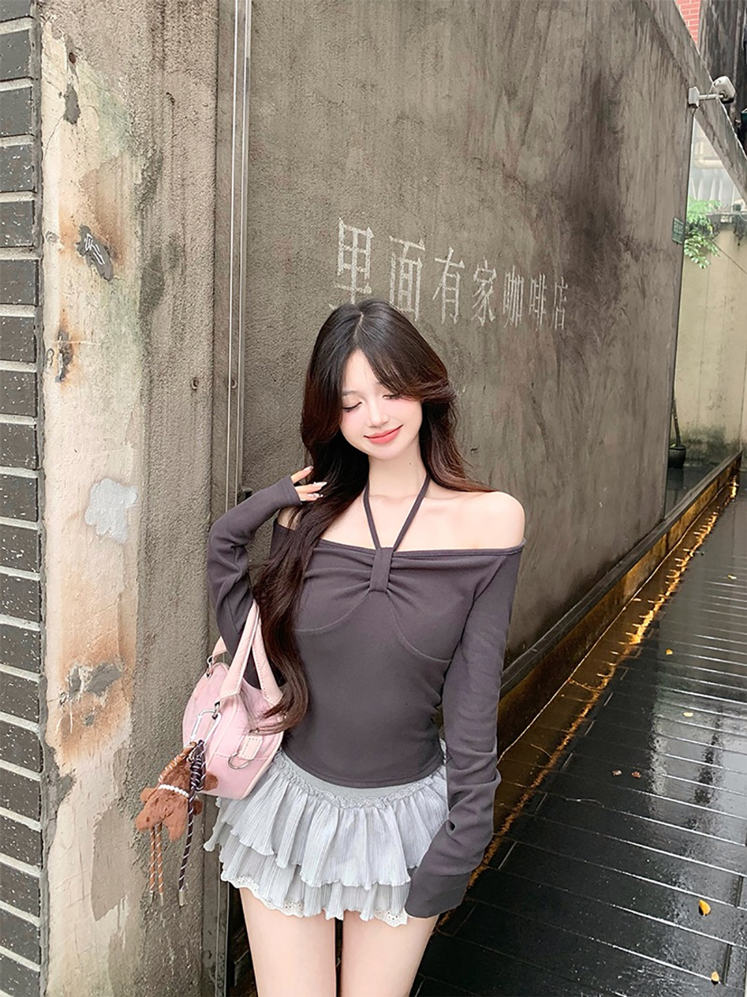 StyleCast x Revolte Women Off-Shoulder Top