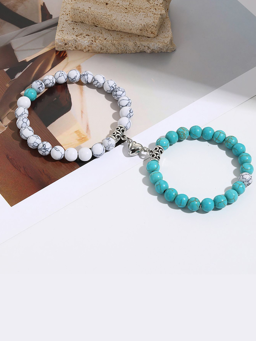 StyleCast x Revolte Women 2 Handcrafted Silver-Plated Bracelet