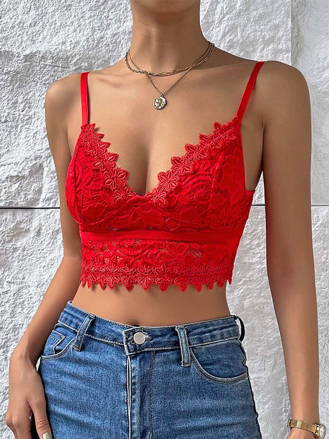 LULU & SKY Medium Coverage Lightly Padded Bralette All Day Comfort