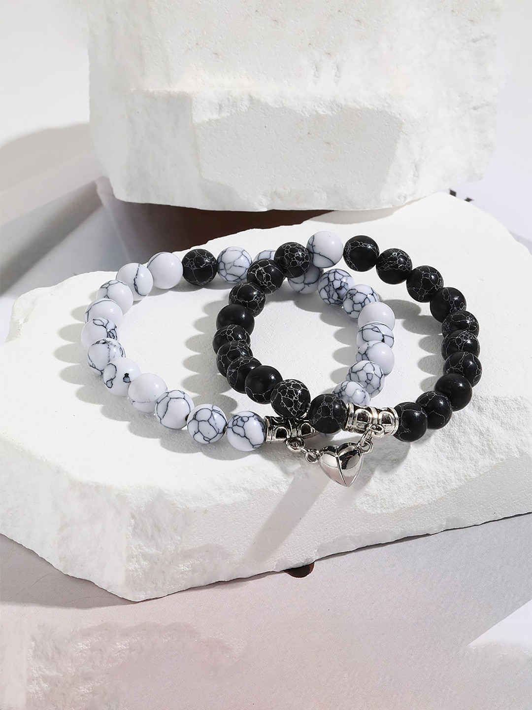 StyleCast x Revolte Women 2 Handcrafted Silver-Plated Bracelet