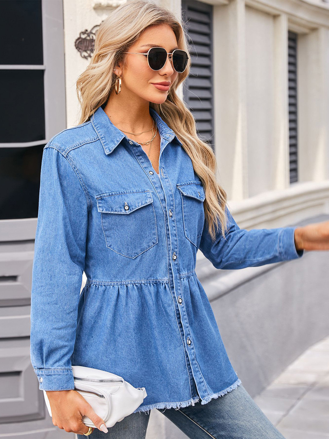 StyleCast Denim Top
