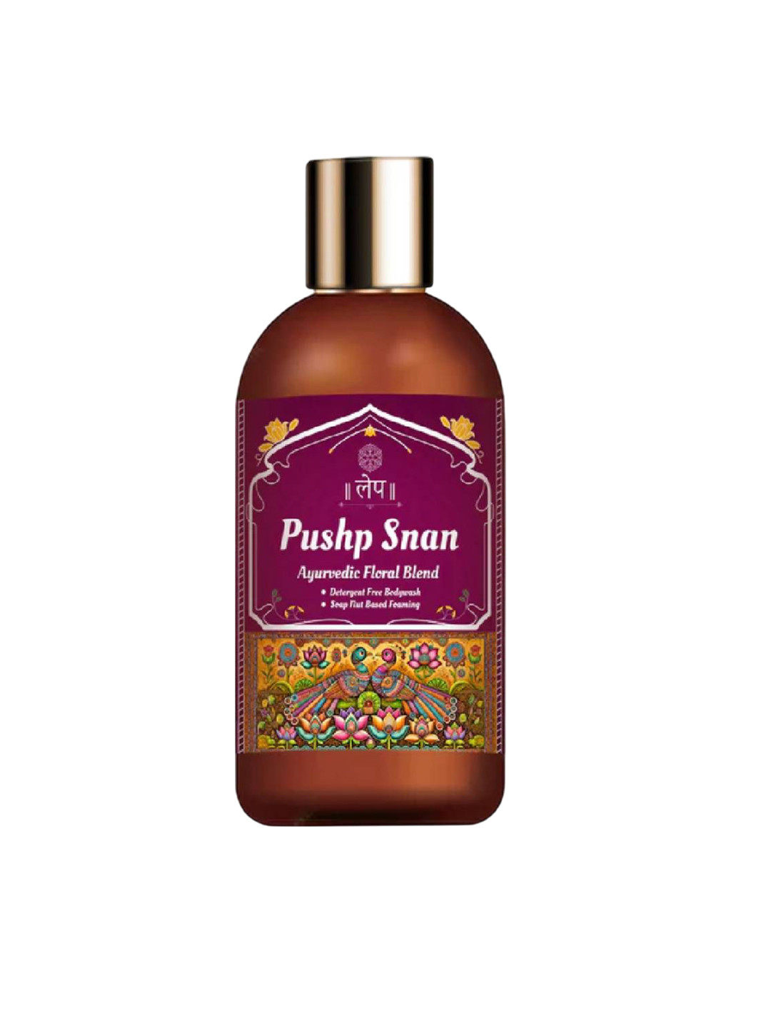 LEP Pusp Snan Ayurvedic Floral Blend Body Wash For Brightening - 250 ml