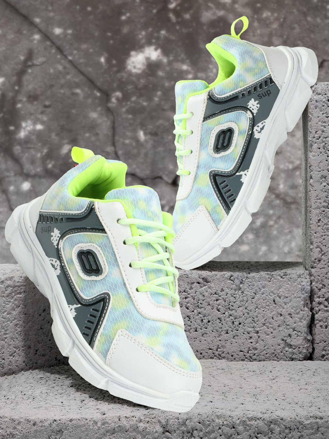 PU-PINE Boys Printed Sneakers