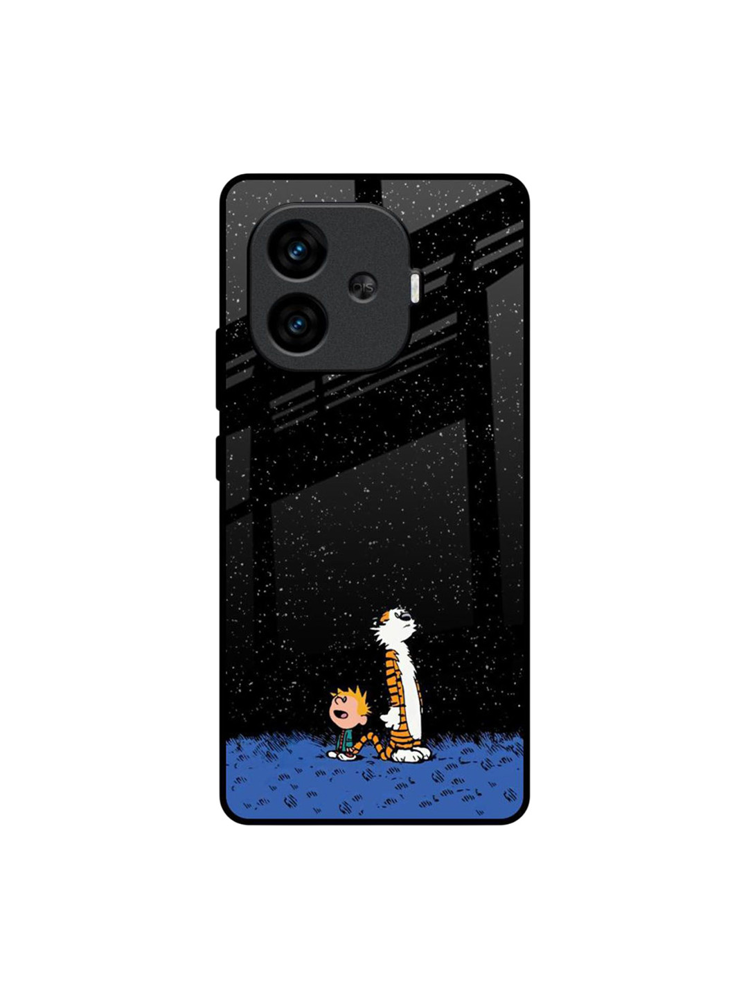 QRIOH Night Sky Star Real Printed Silicone Glass iQOO Neo 10R 5G Back Case