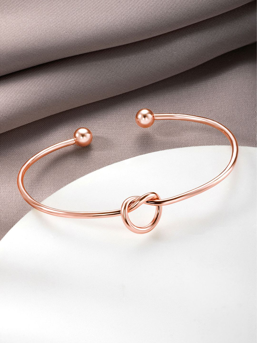 Peora Rose Gold-Plated Cuff Bracelet