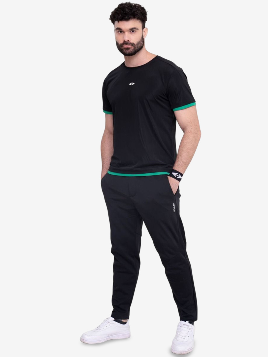 STRCH Men Antimicrobial Mid-RiseTrack Pants