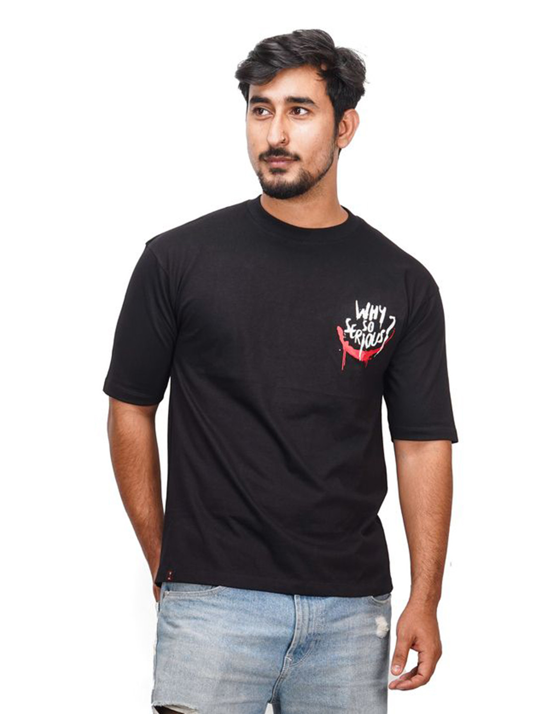 SANDCLOCK Men Graphic Printed Round Neck Cotton T-shirt