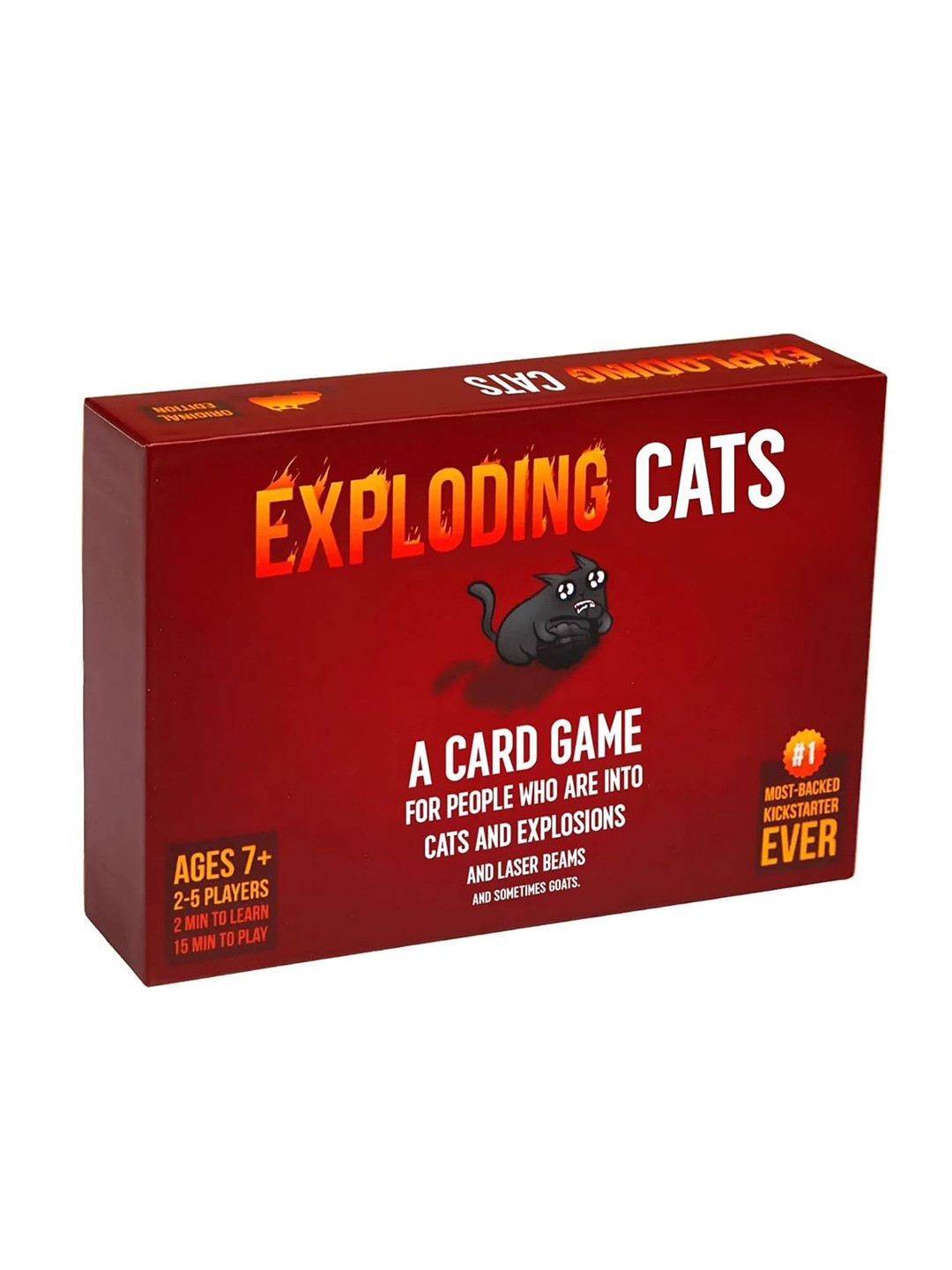 YK X Kids Mandi Exploding Kittens Red Card Game