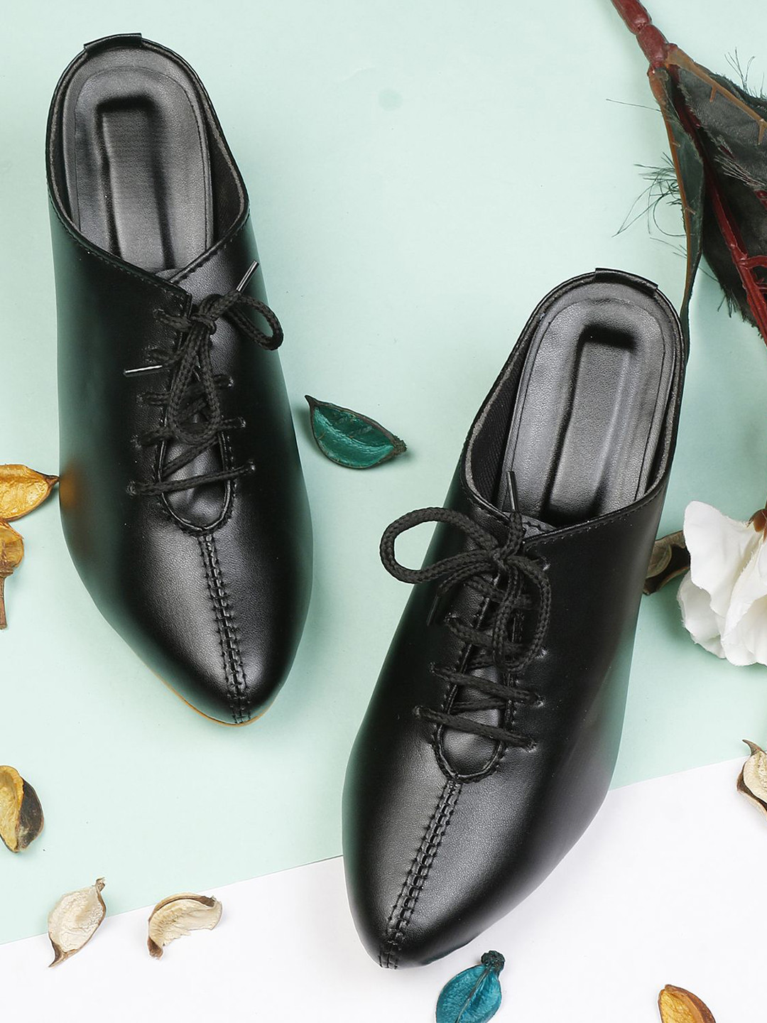 Commander Shoes Women PU Comfort Mules