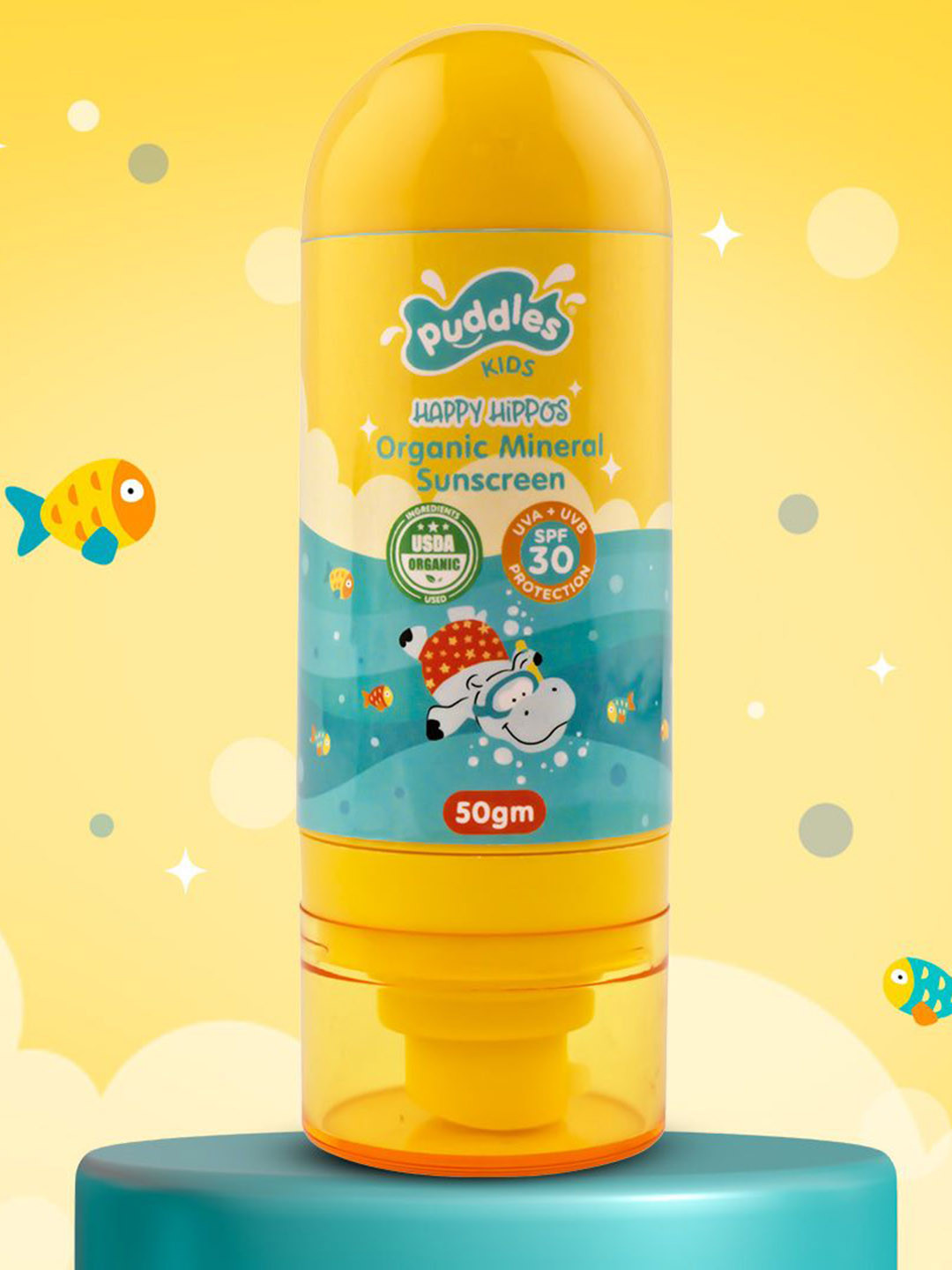 Puddles SPF 30 Organic Mineral Sunscreen - 50 g