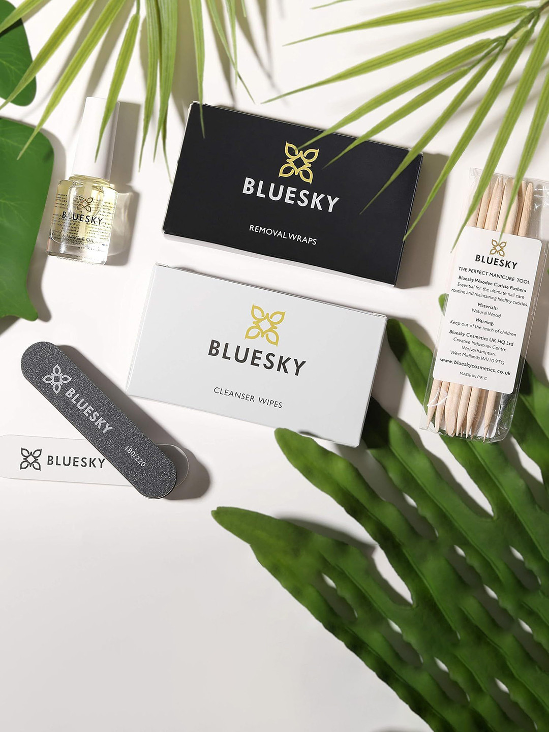 BLUESKY Set Of 5 Gel Nail Polish Remover Kit