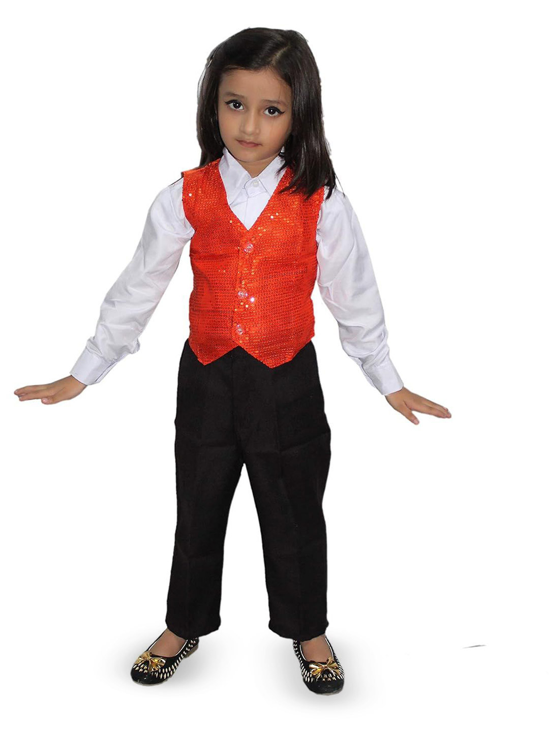 Kaku Fancy dresses Kids Embellished Waistcoat