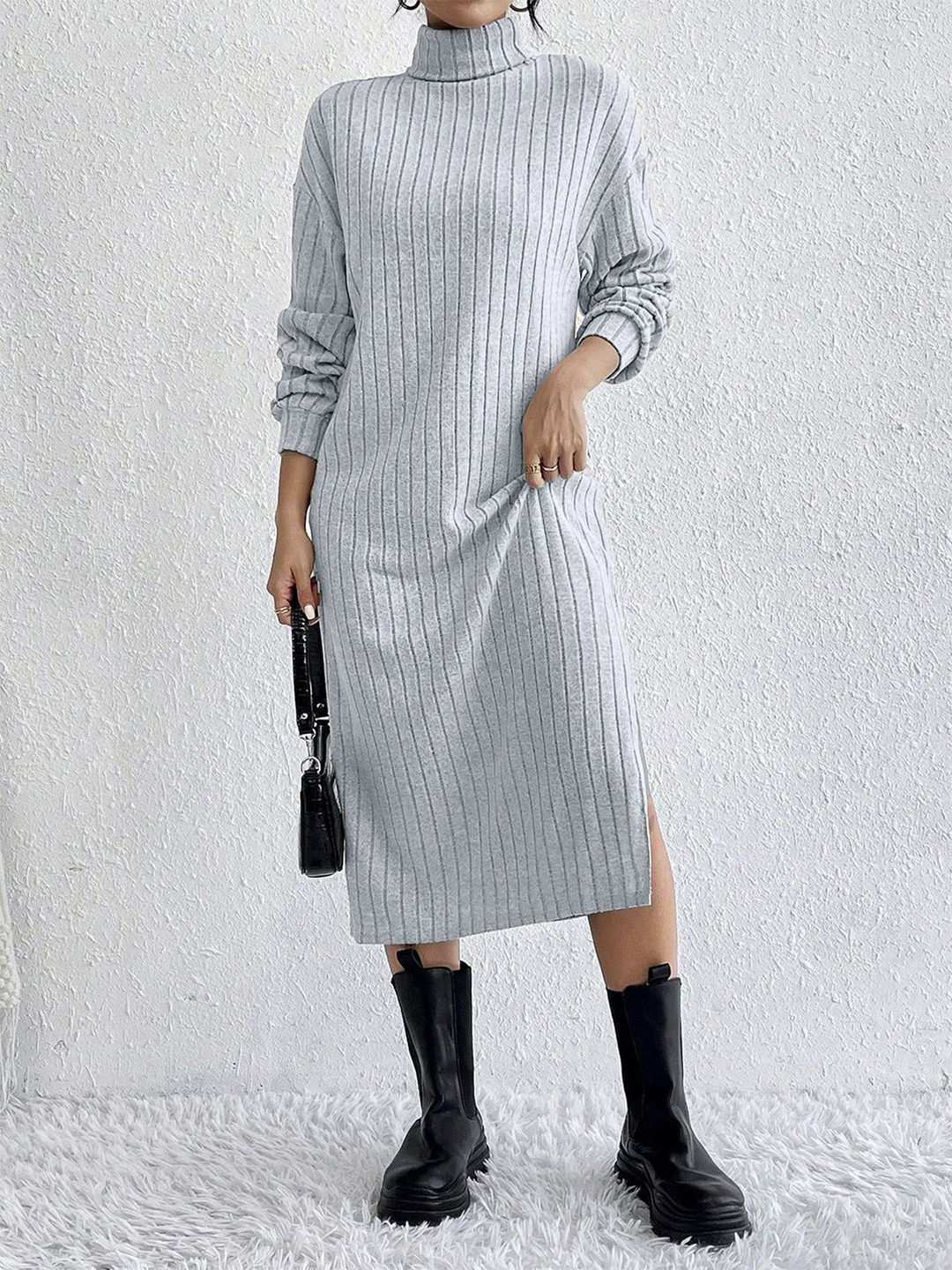 StyleCast x Revolte Women Turtle Neck Jumper Dress