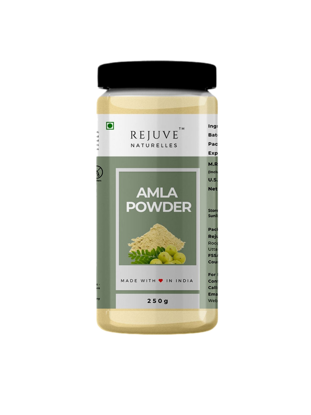 Rejuve Naturelles Amla Powder For Hair & Skin - 250 g