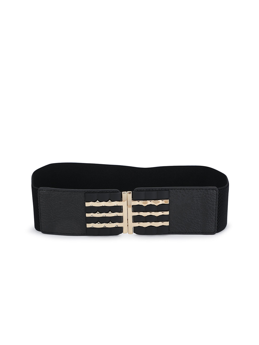 MICHAEL KOVLIN Girls Corset Broad Black Gold Belt