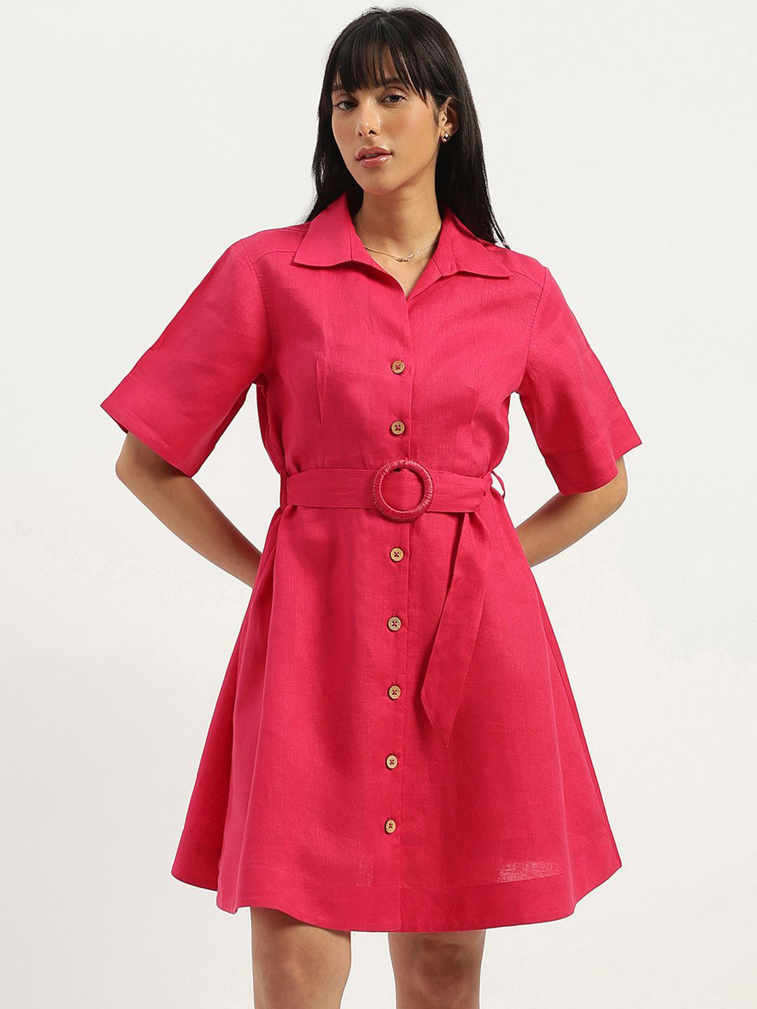 United Colors of Benetton Above Knee Shirt Dress