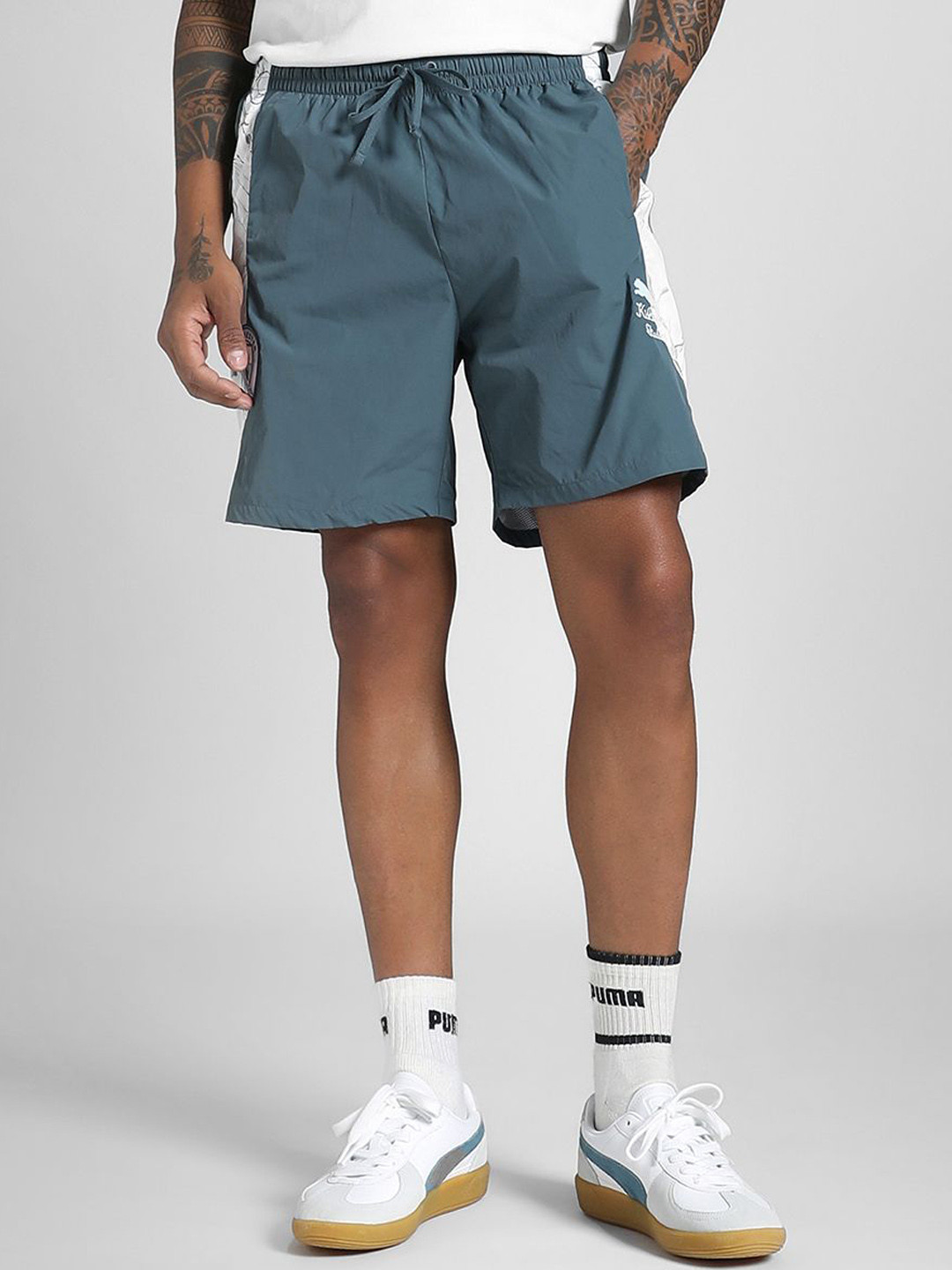 Puma X KIDSUPER MCFC Men Travel Football Shorts