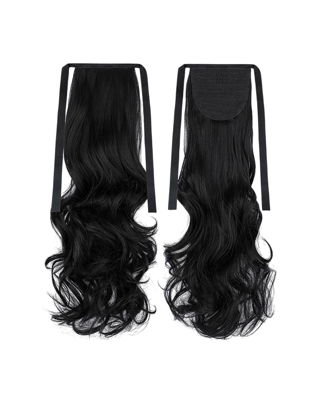 VIEWS Wavy Tape-In Ponytail Hair Extension - Black - 24 Inch