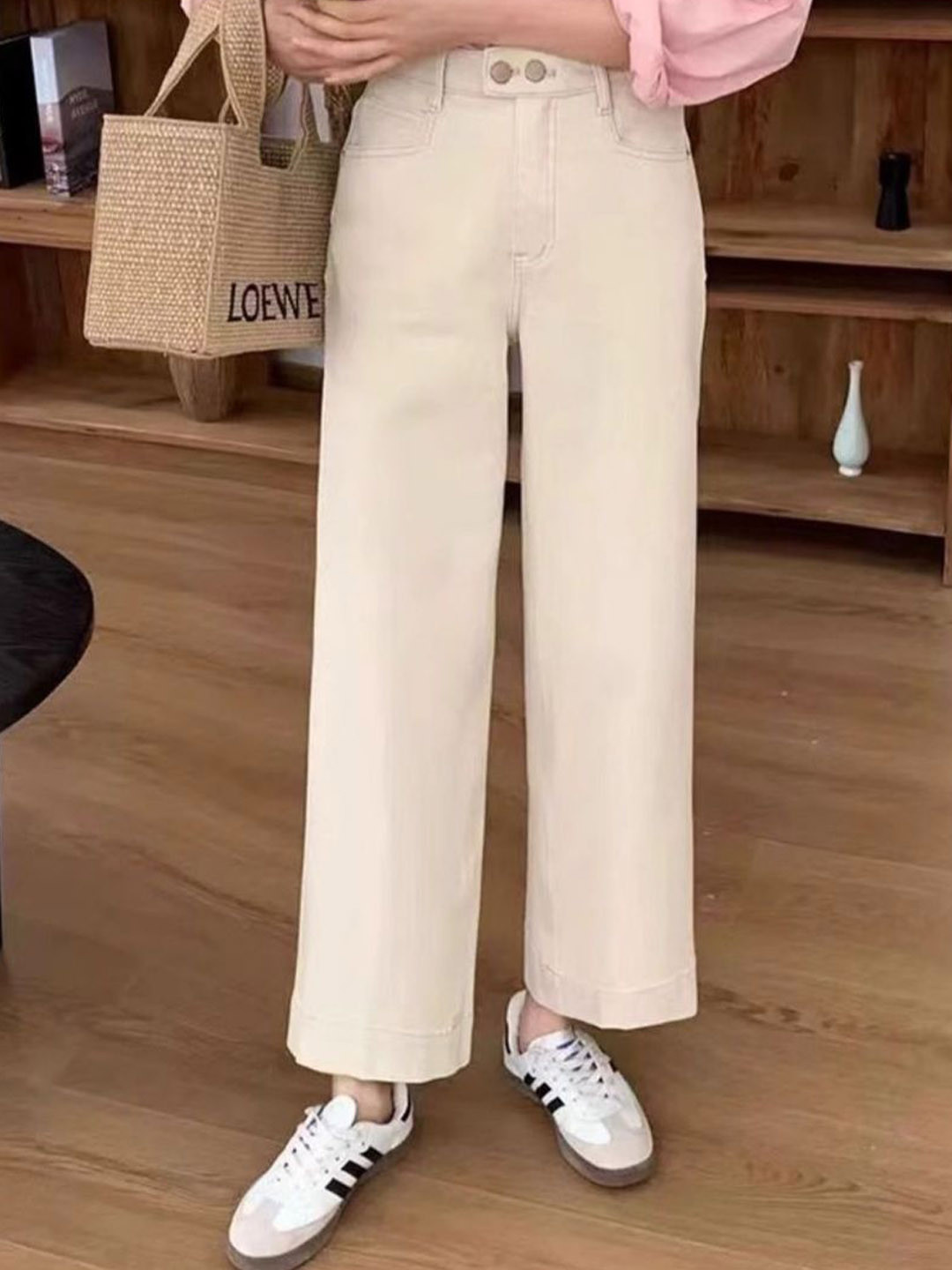 StyleCast Women Soft Functional Mid-Rise Straight Fit Jeans