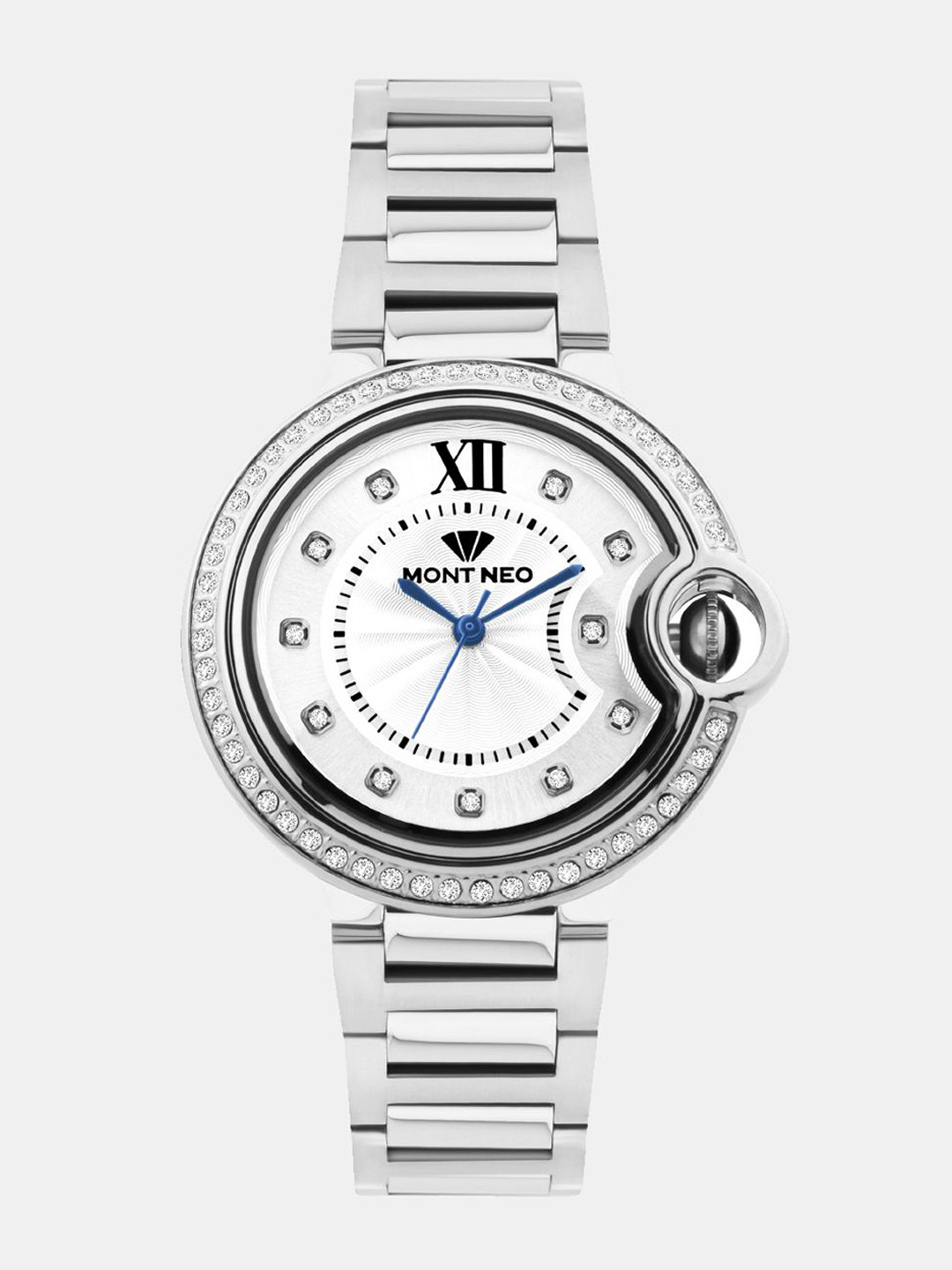 MONT NEO Women Mother of Pearl Dial & Bracelet Style Straps Analogue Watch 4510B-M1103