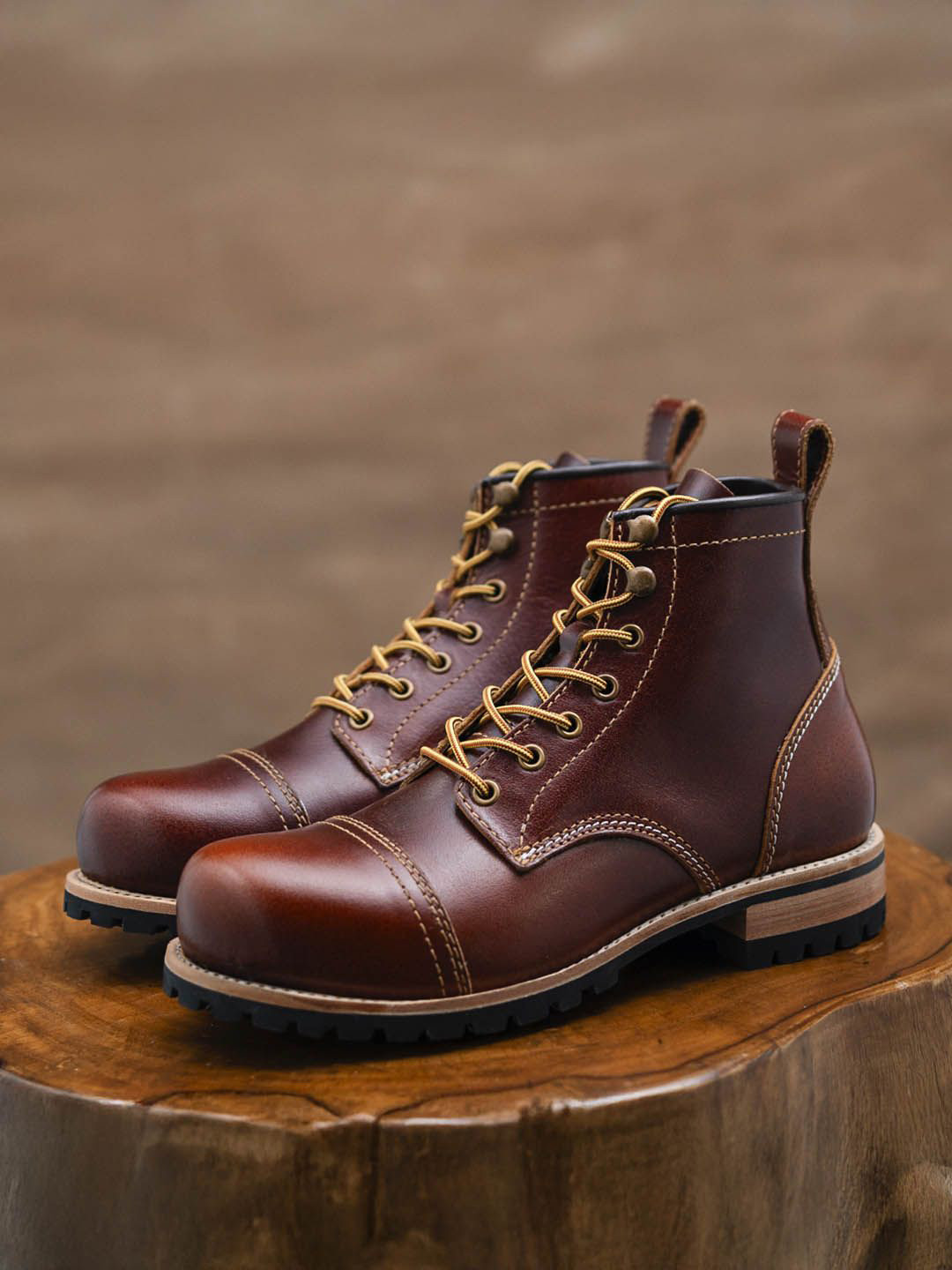 Craft & Glory Men Leather Regular Boots