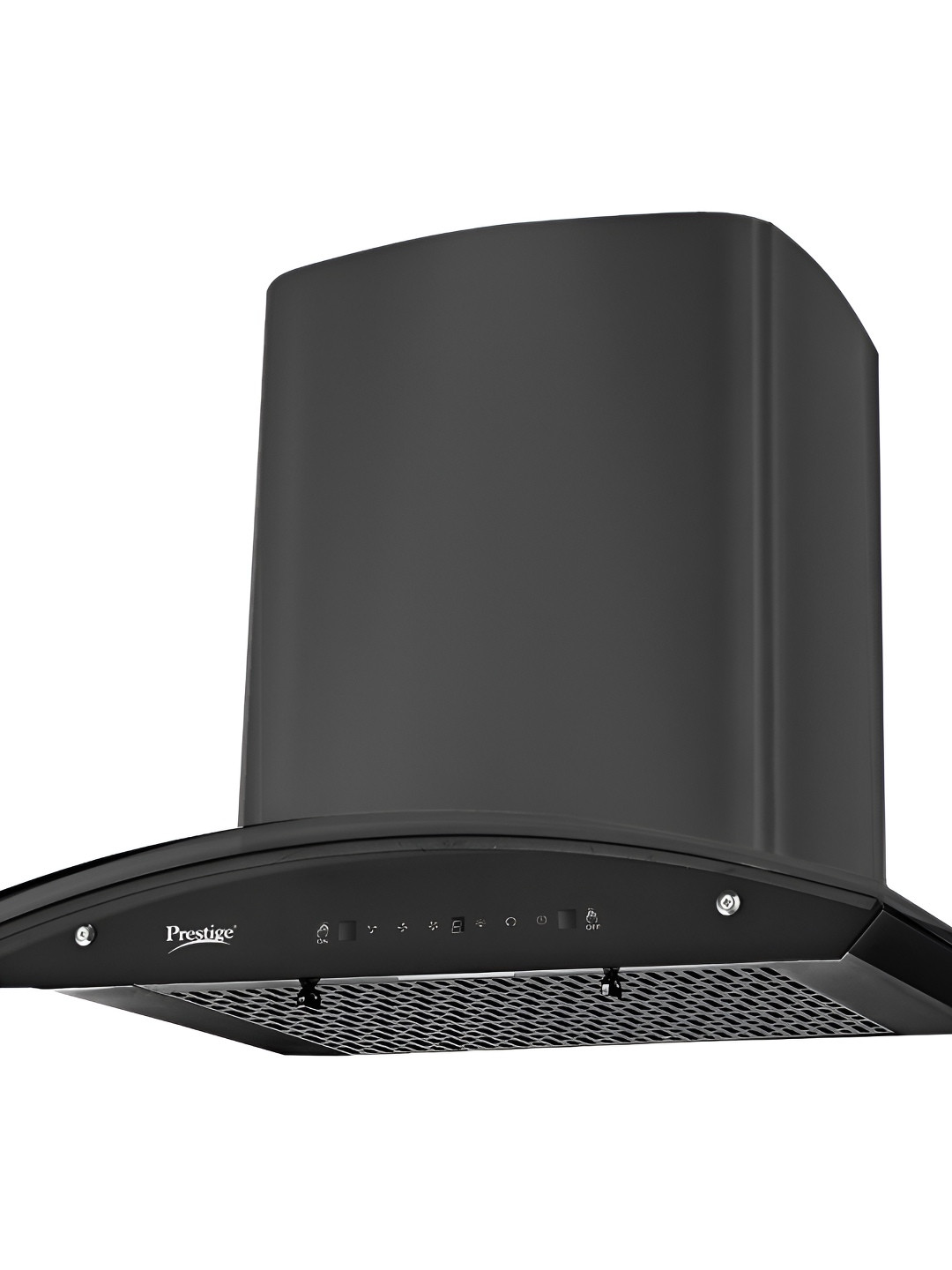 Prestige Vista Deluxe 600 Black Glass Kitchen Hood Installation Kit 1200m/3Hhr Chimney