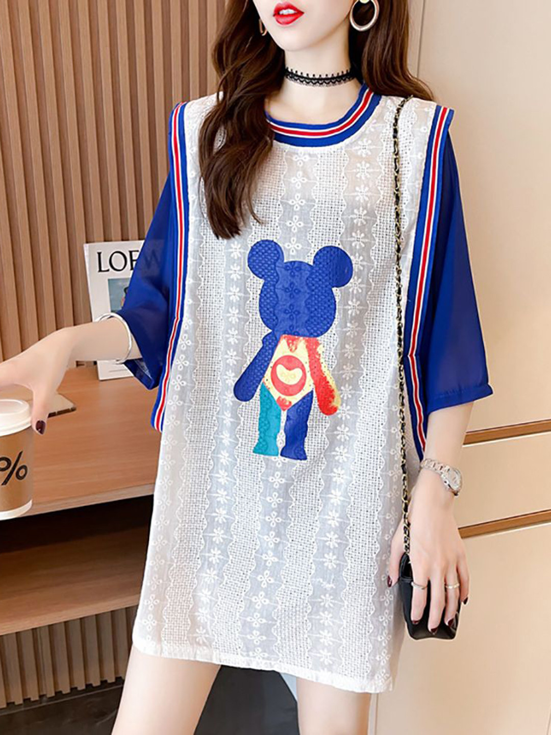 StyleCast Women Graphic Printed Oversized T-shirt